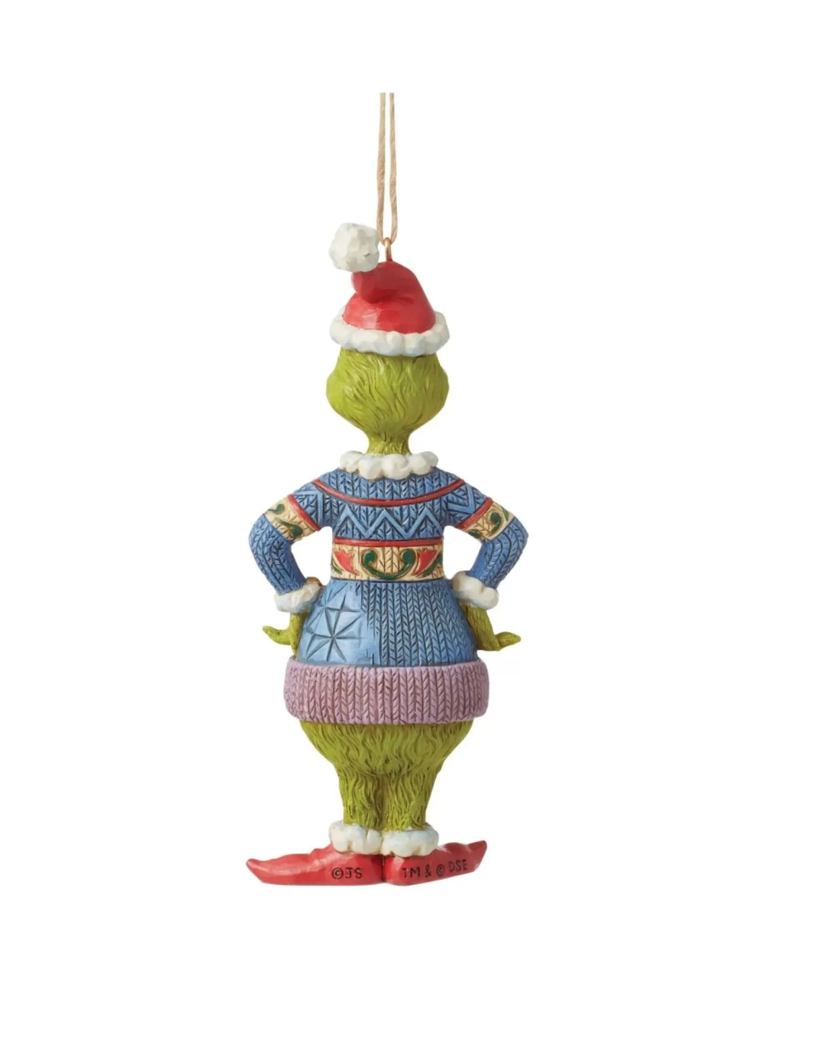 Jim Shore Dated>2023 Grinch In Ugly Sweater Ornament