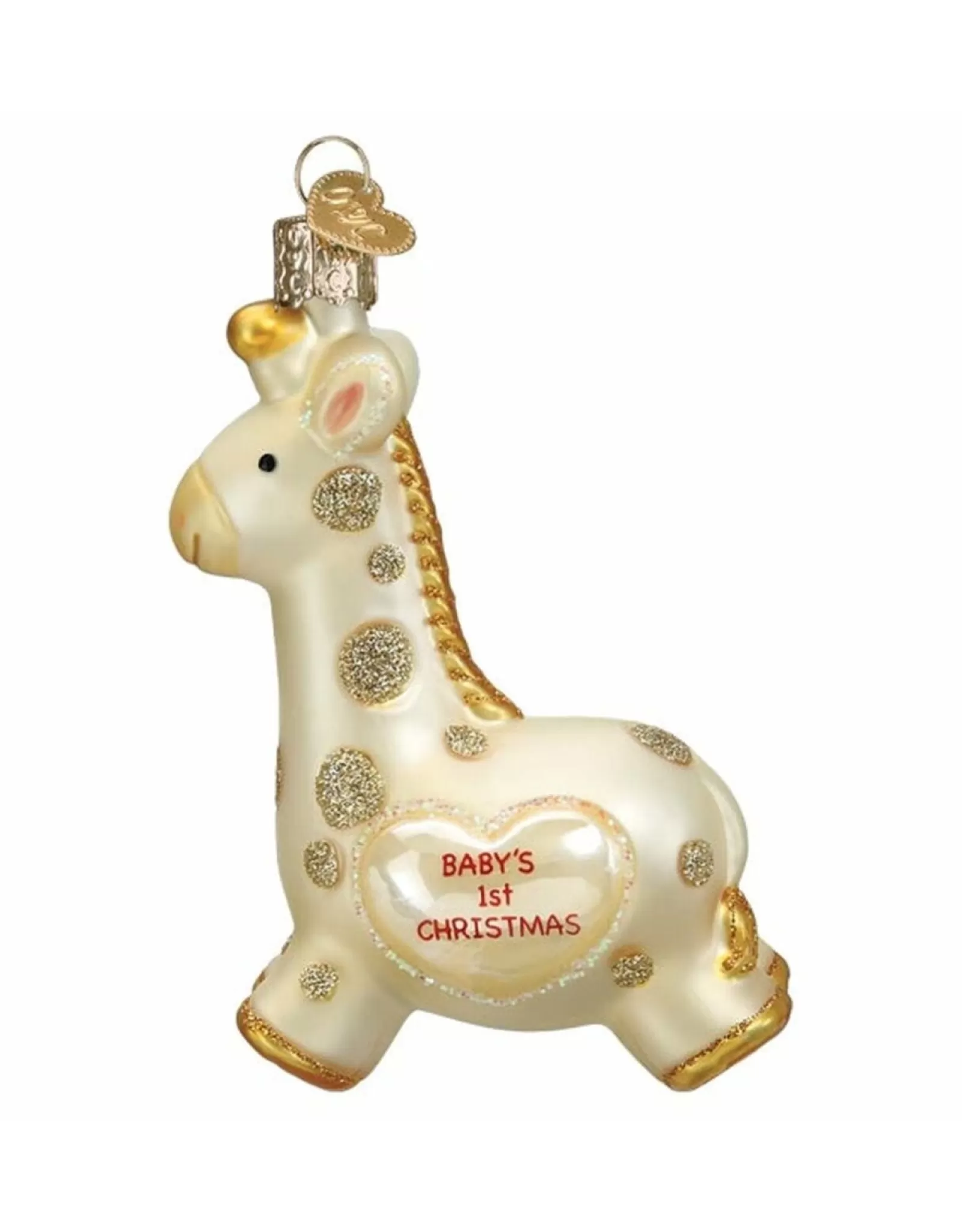 Old World Christmas Old World Christmas>Baby's First Giraffe Ornament