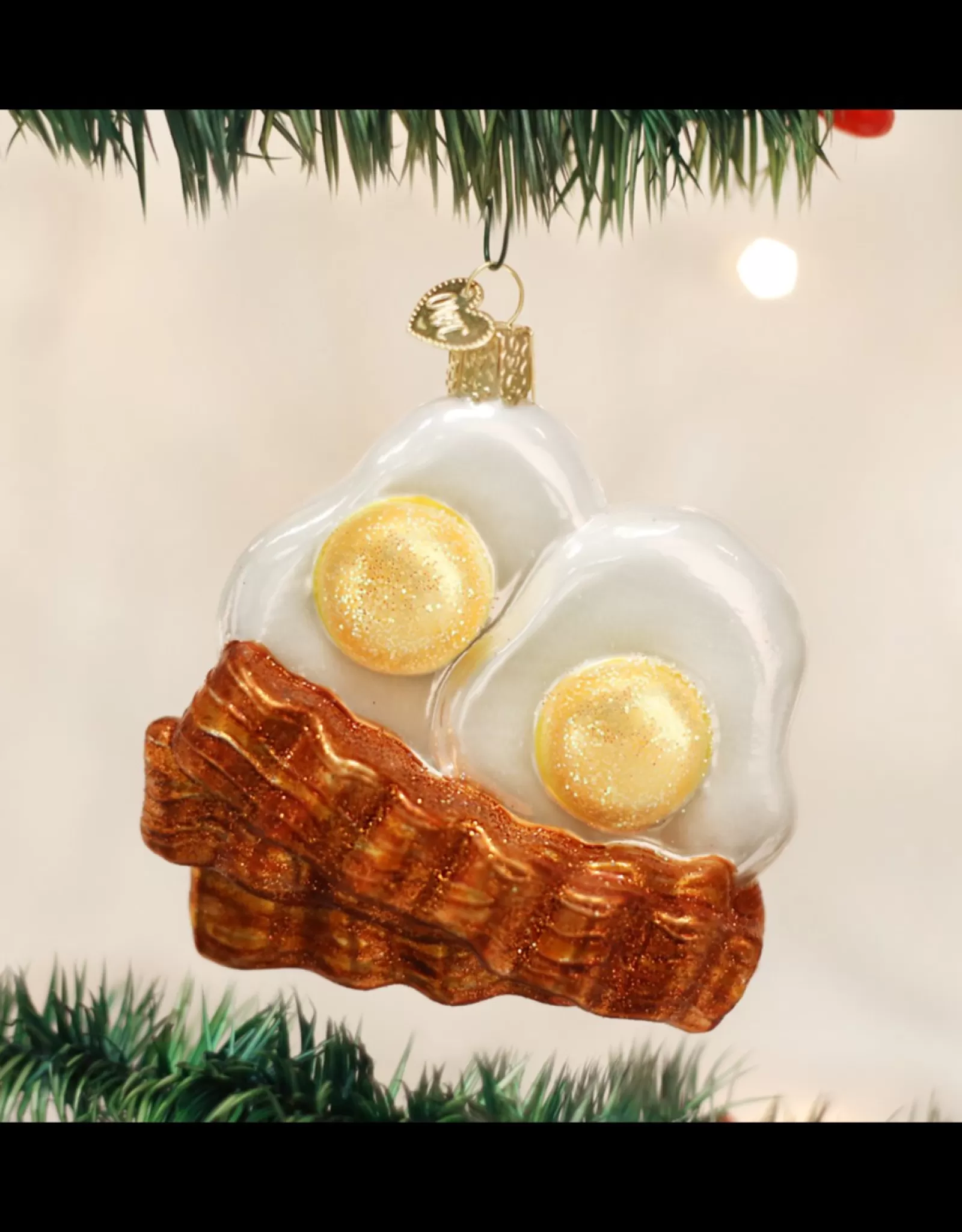 Old World Christmas Old World Christmas>Bacon And Eggs Ornament