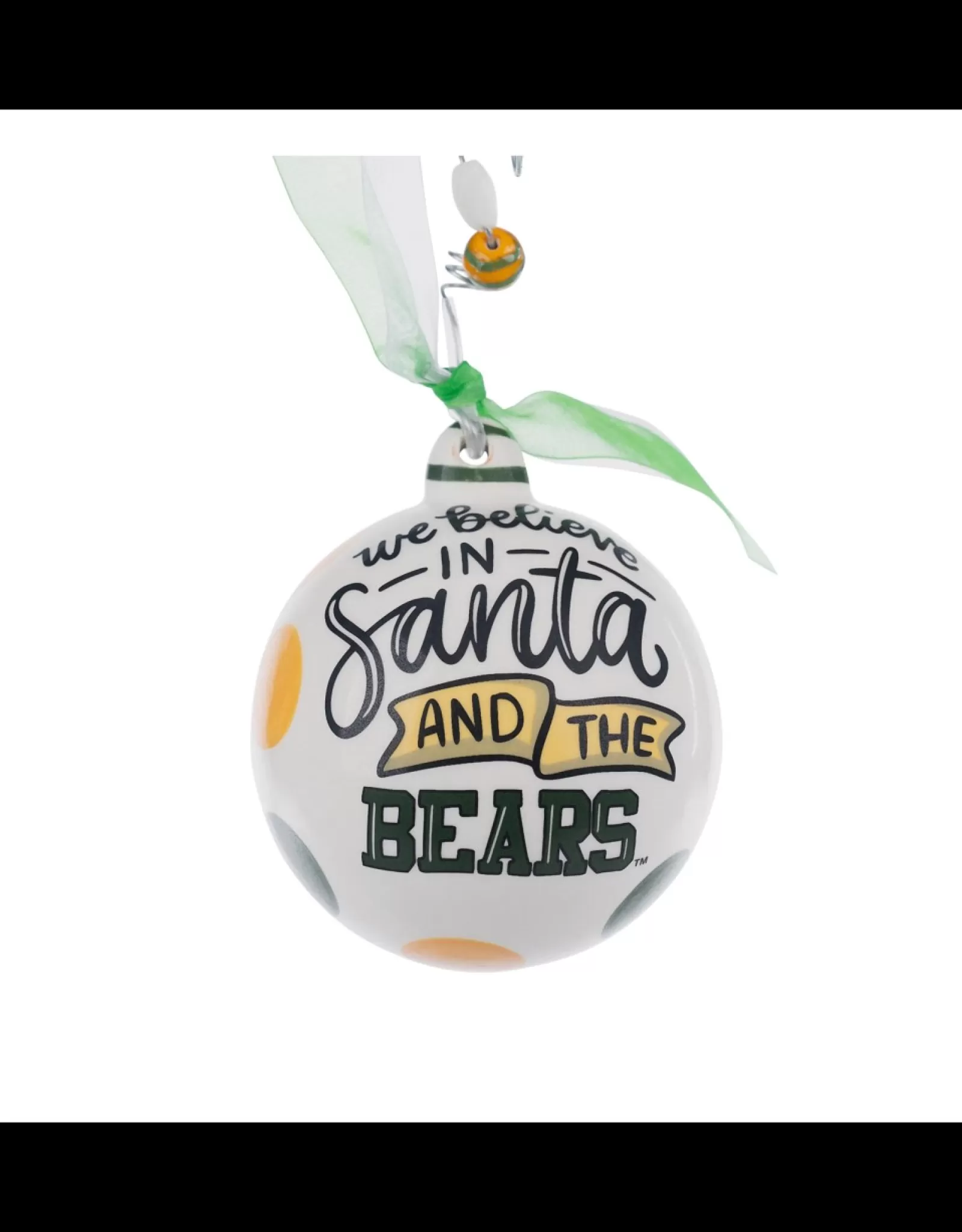 Glory Haus Personalizable>Baylor We Believe Ball Ornament