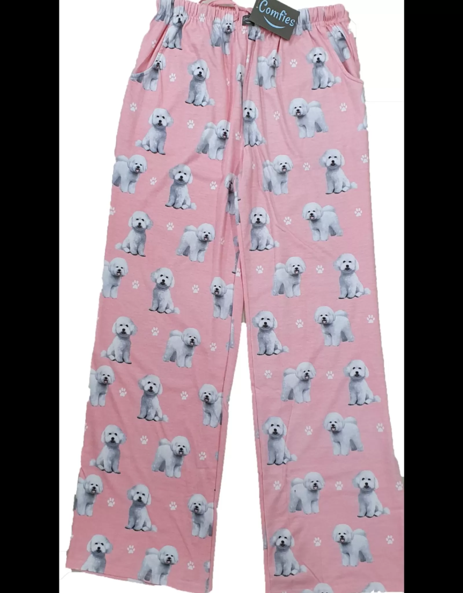 E&S Pets Pajama Bottoms>Bichon Frise Pajama Bottoms