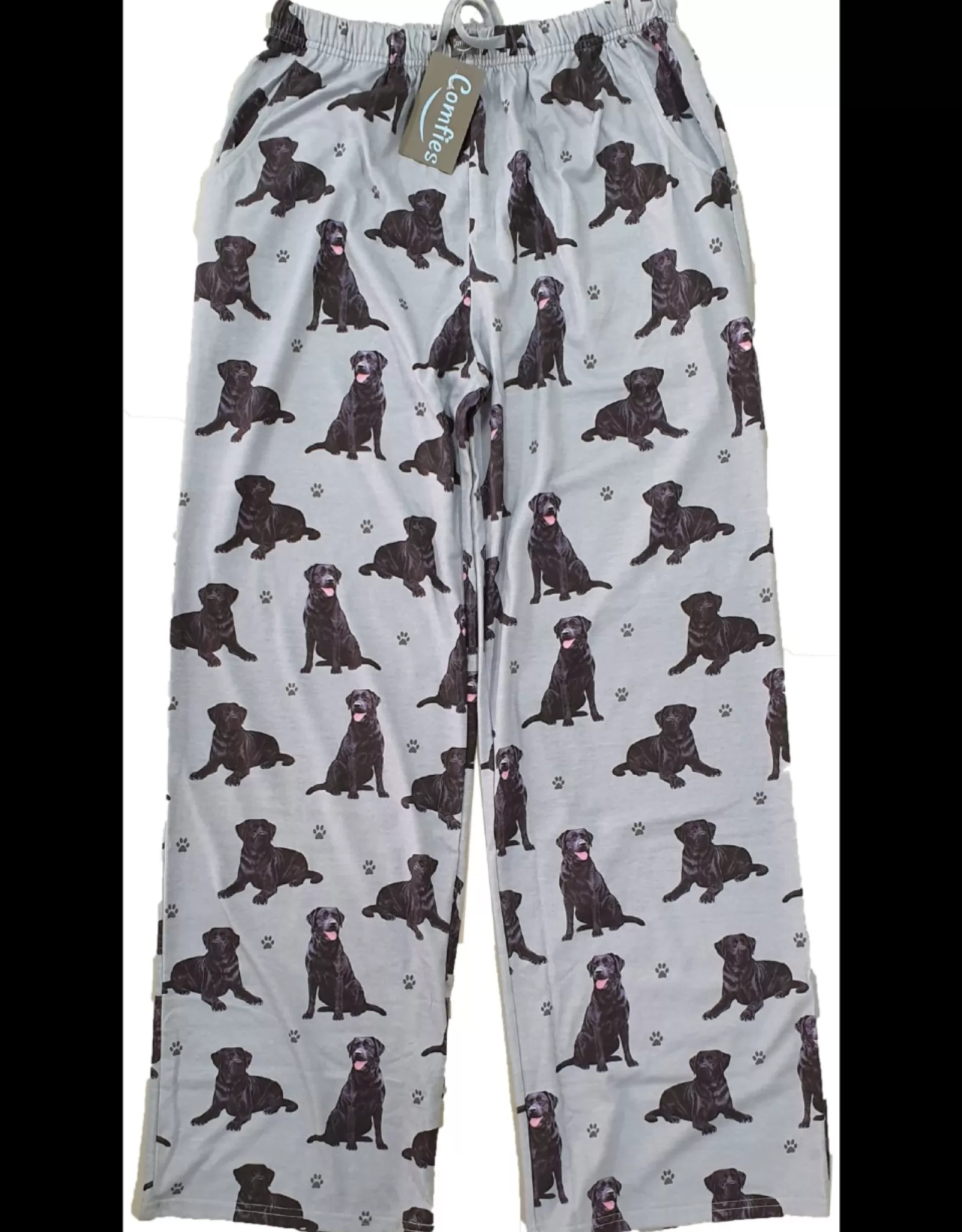 E&S Pets Pajama Bottoms>Black Labrador Pajama Bottoms