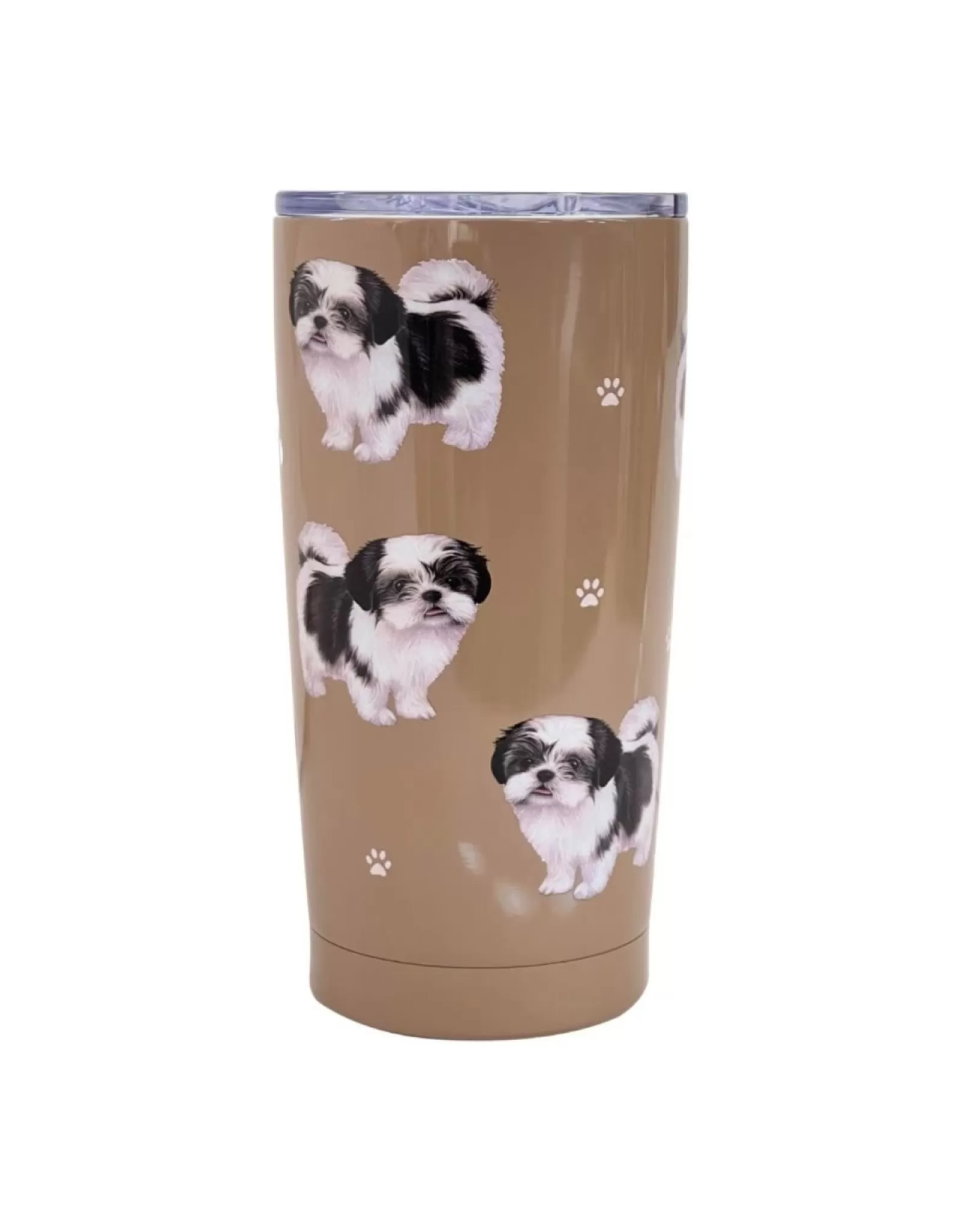 E&S Pets Pet Tumblers>Black Shih Tzu Tumbler