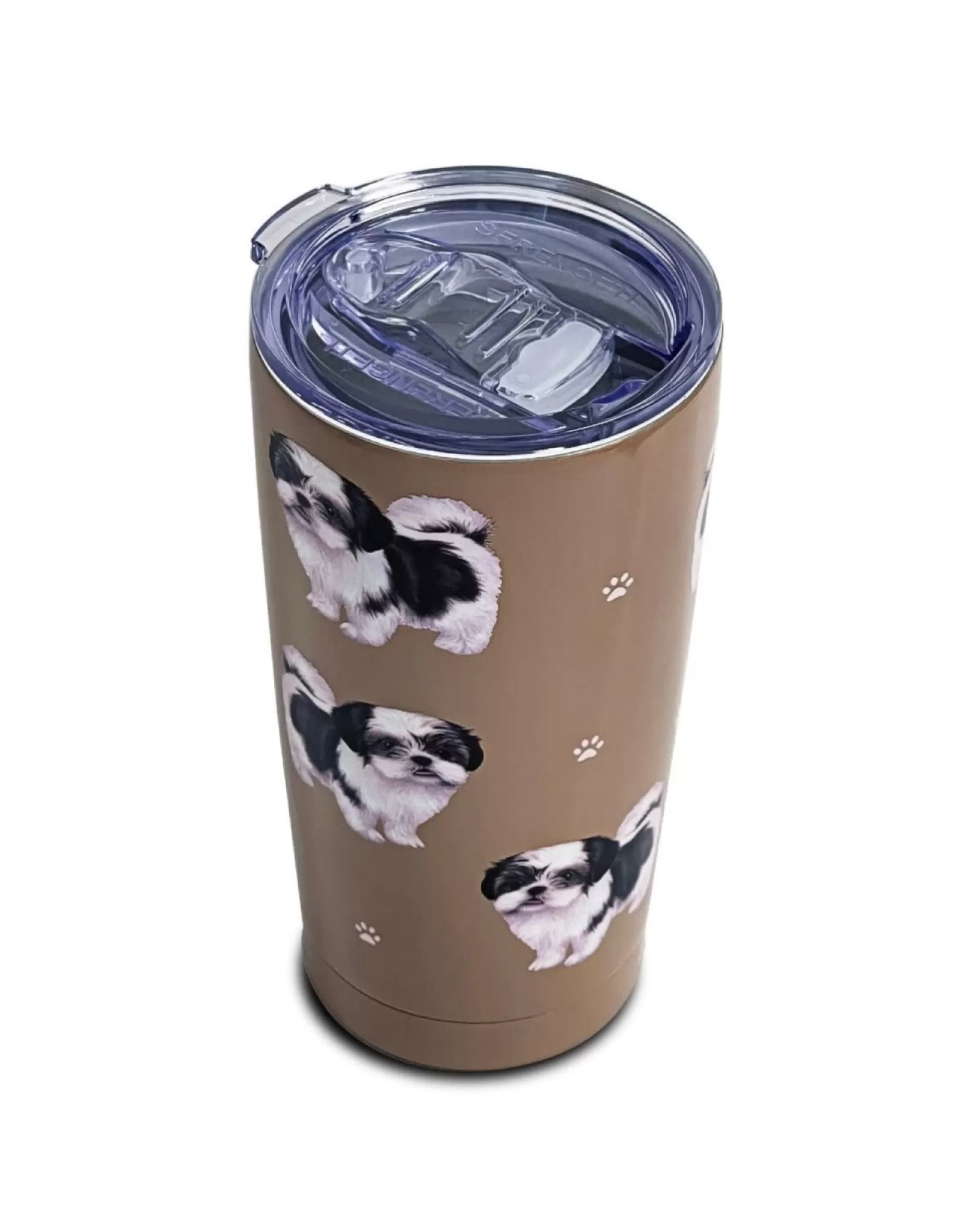 E&S Pets Pet Tumblers>Black Shih Tzu Tumbler