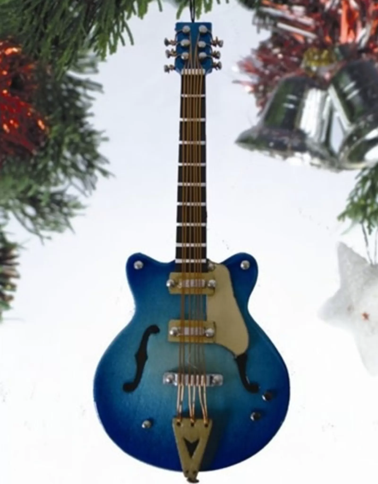 Broadway Gift Co Musical Instruments>Blue Gibson Electric Guitar