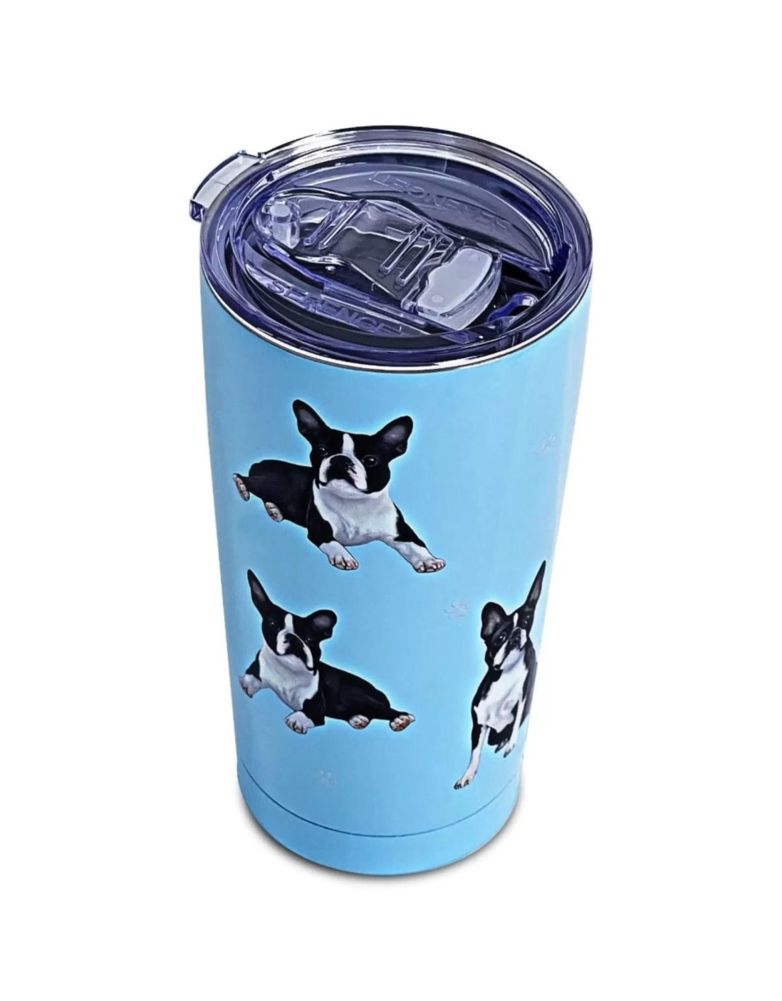 E&S Pets Pet Tumblers>Boston Terrier Tumbler