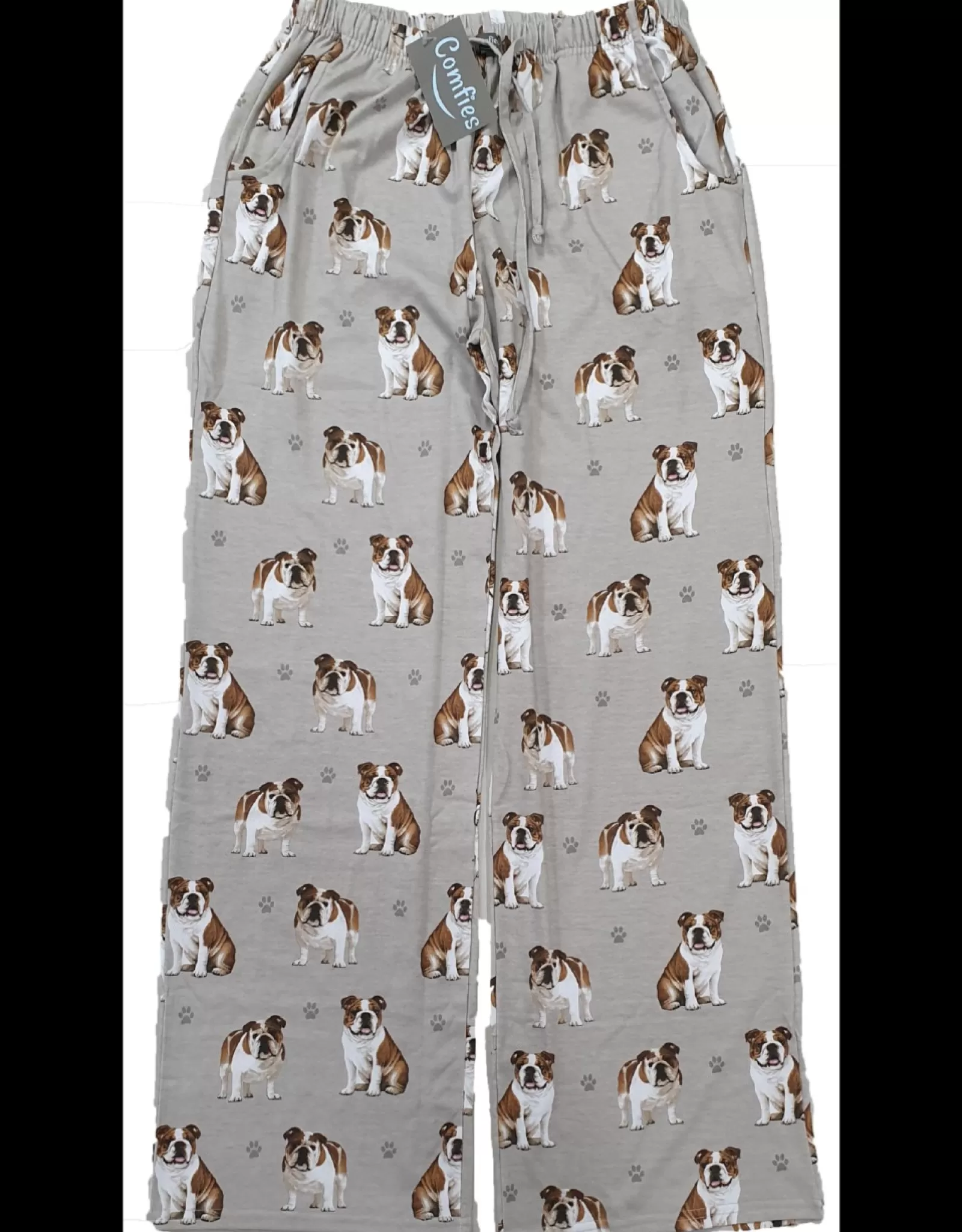 E&S Pets Pajama Bottoms>Bulldog Pajama Bottoms