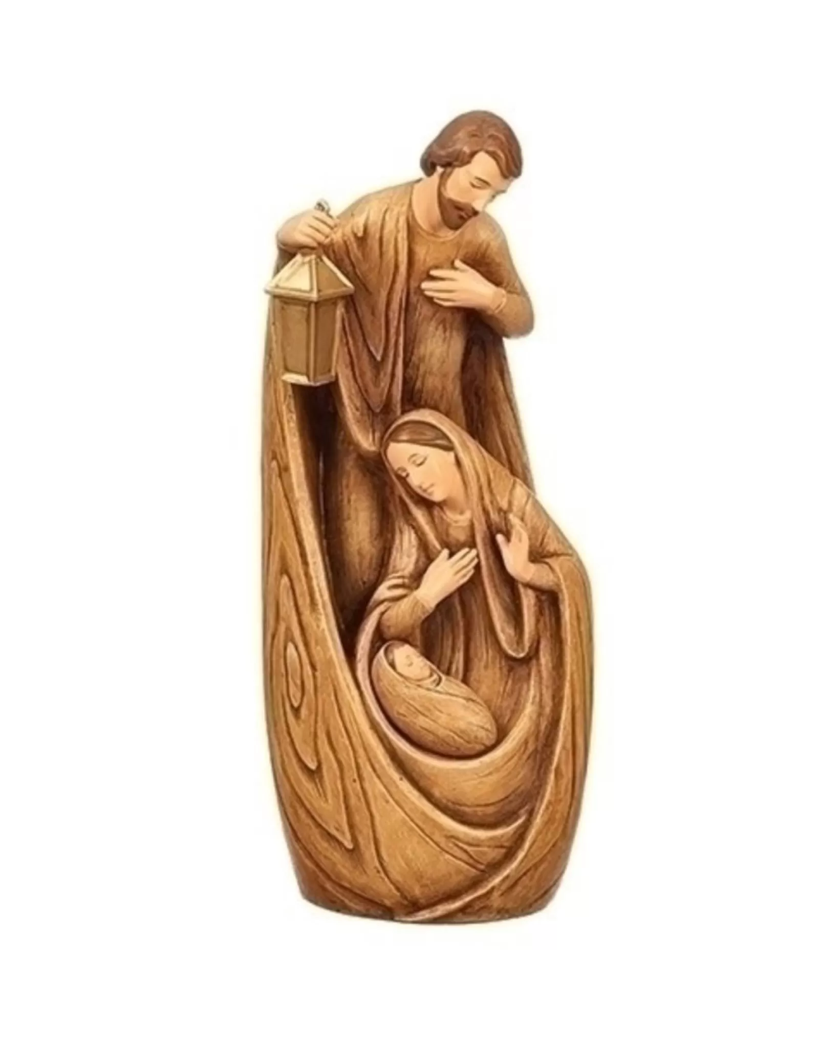 Roman Nativities>Carved Look Holy Family