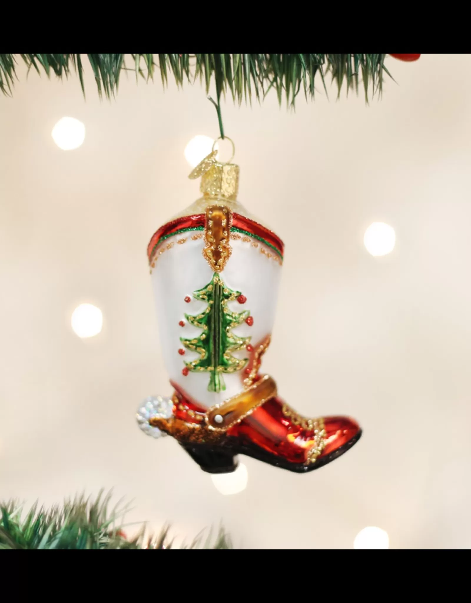 Old World Christmas Old World Christmas>Christmas Cowboy Boot Ornament