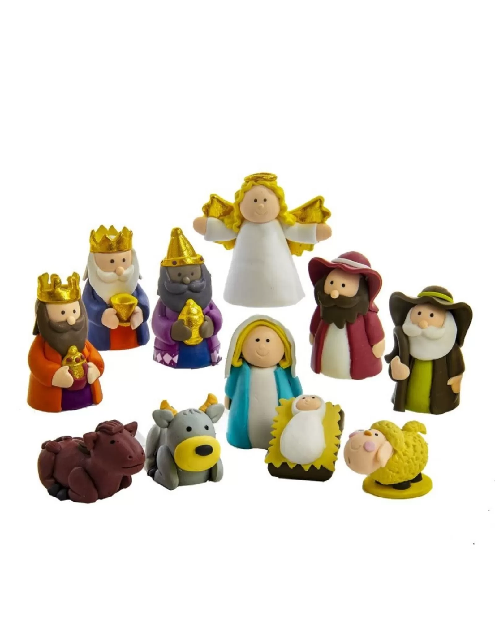 Kurt S. Adler Nativities>Claydough Nativity