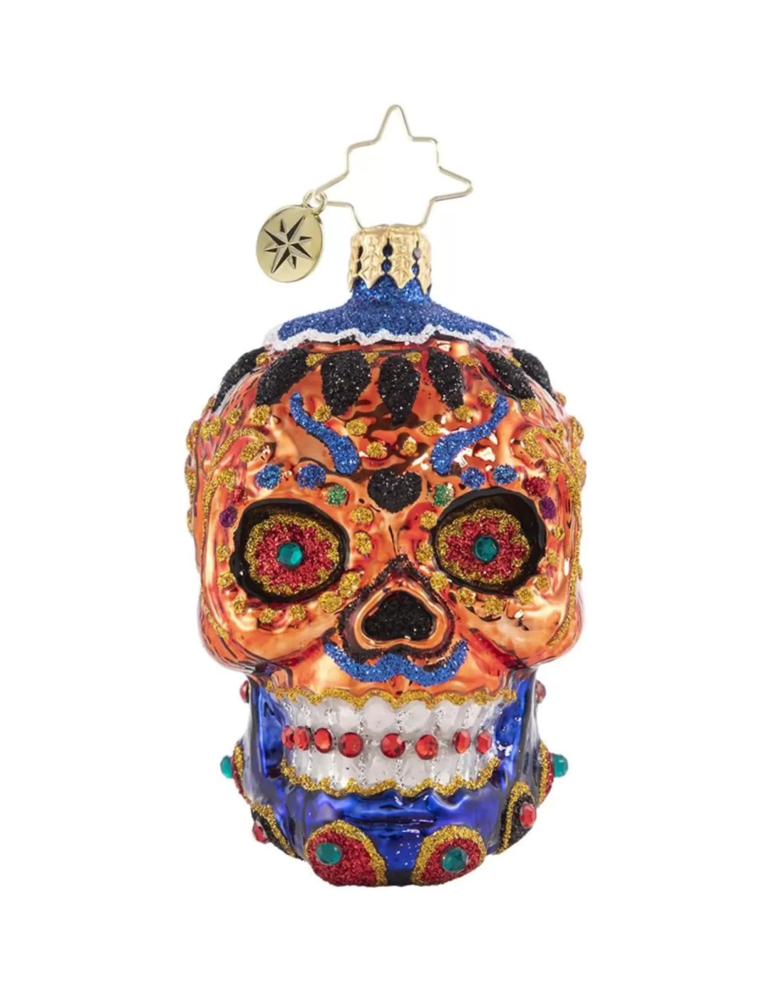 Radko Christopher Radko>Colorful Calavera Gem