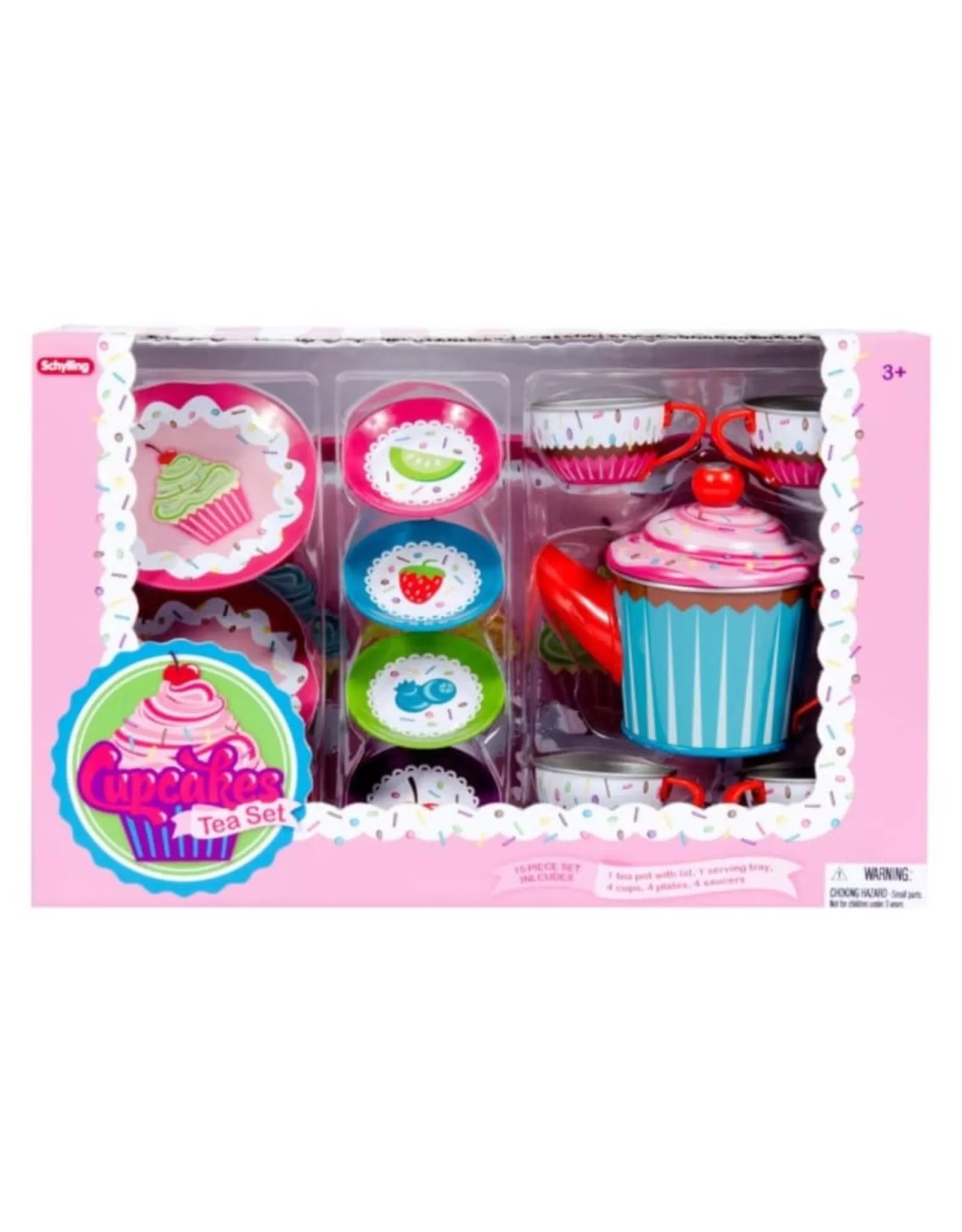 SCH Toys>Cupcakes Tin Tea Set