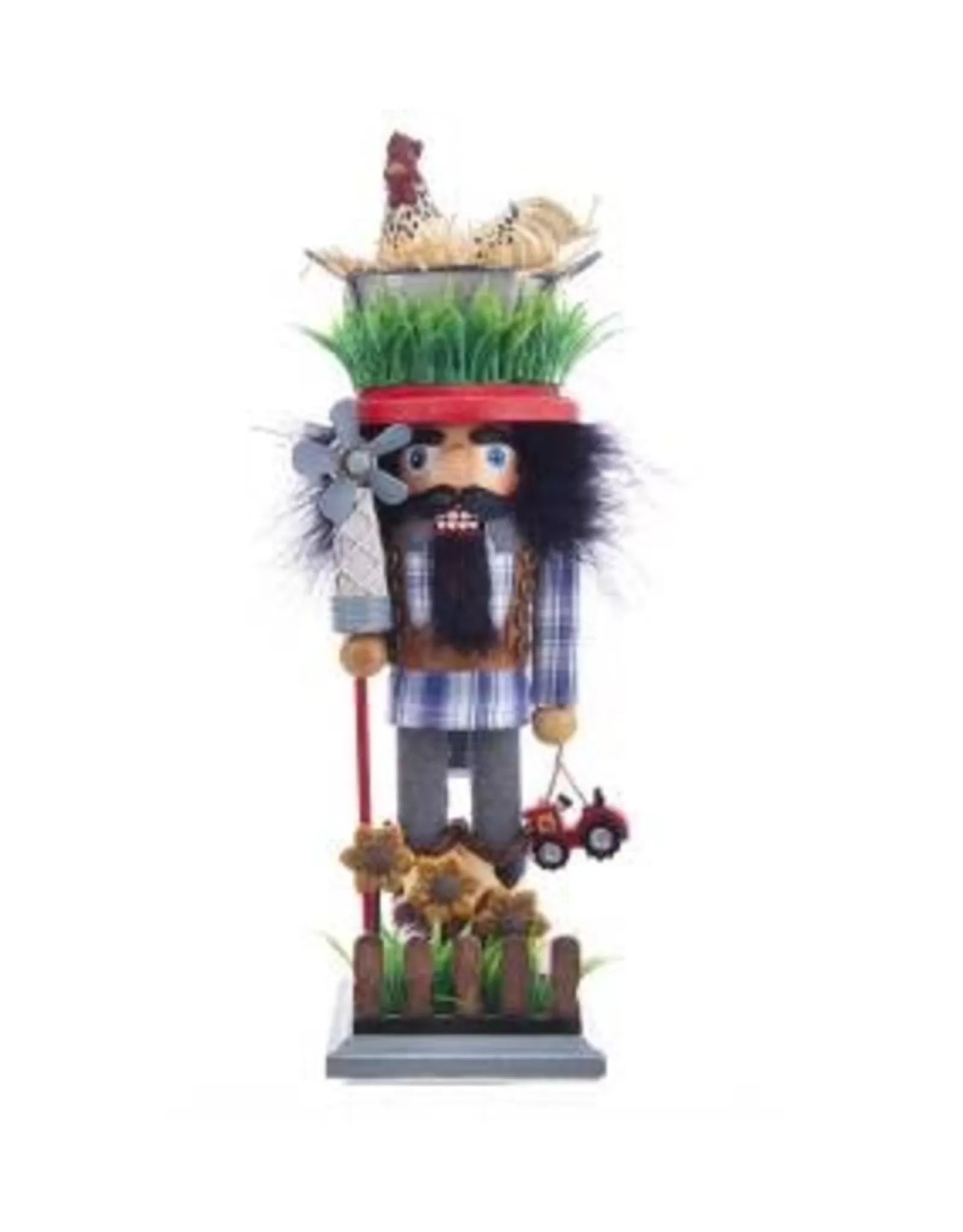 Kurt S. Adler Nutcrackers>Farmer Nutcracker