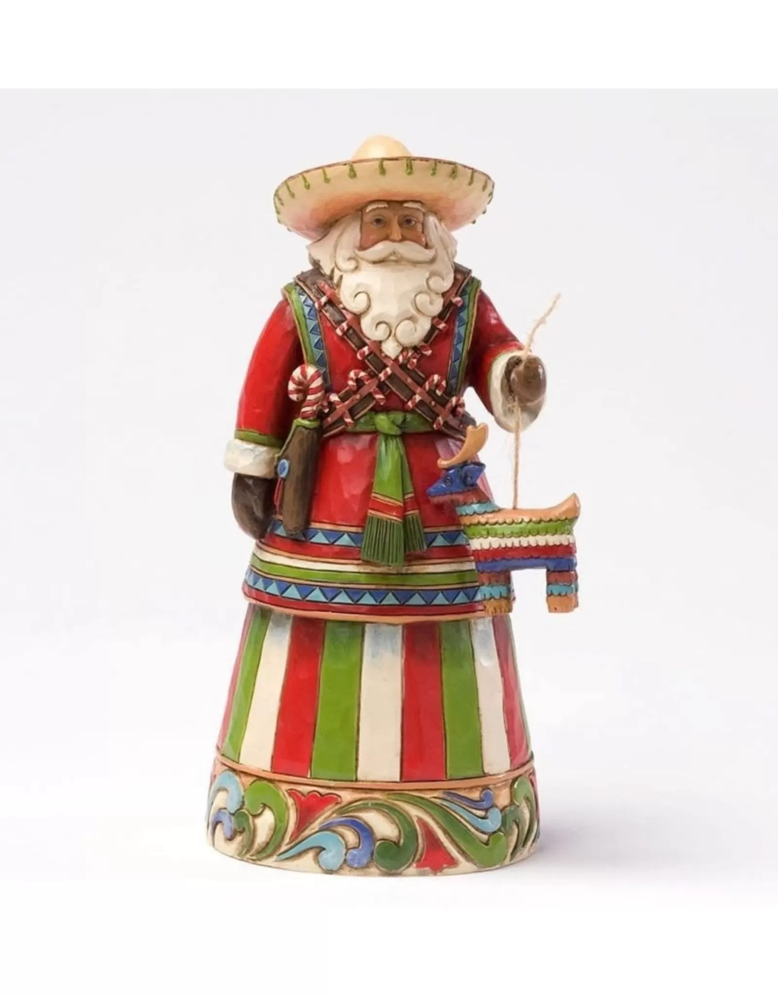 Jim Shore Santa Figures>Feliz Navidad Mexican Santa