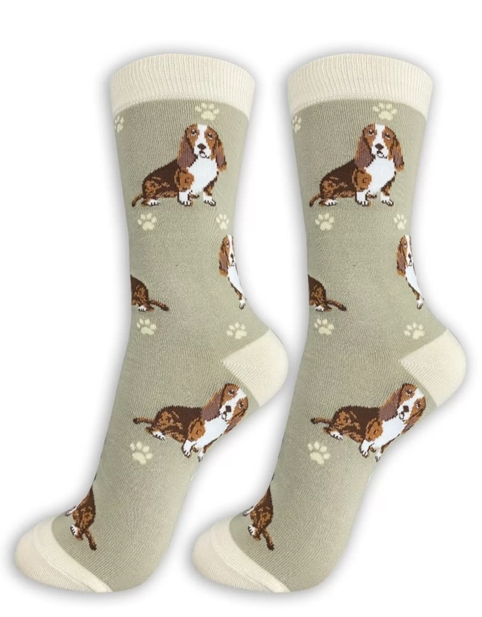 E&S Pets Socks>Full Body Basset Hound Socks