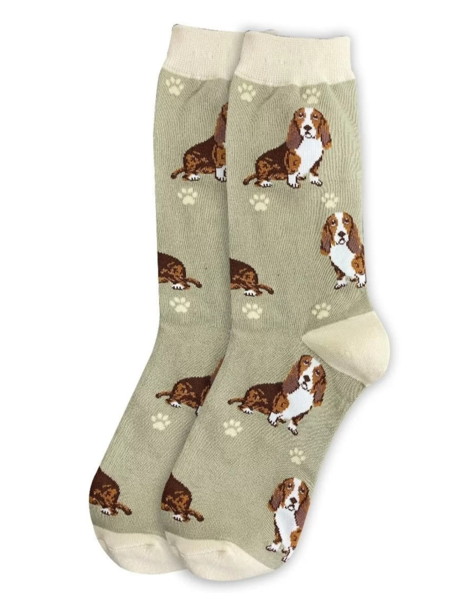 E&S Pets Socks>Full Body Basset Hound Socks