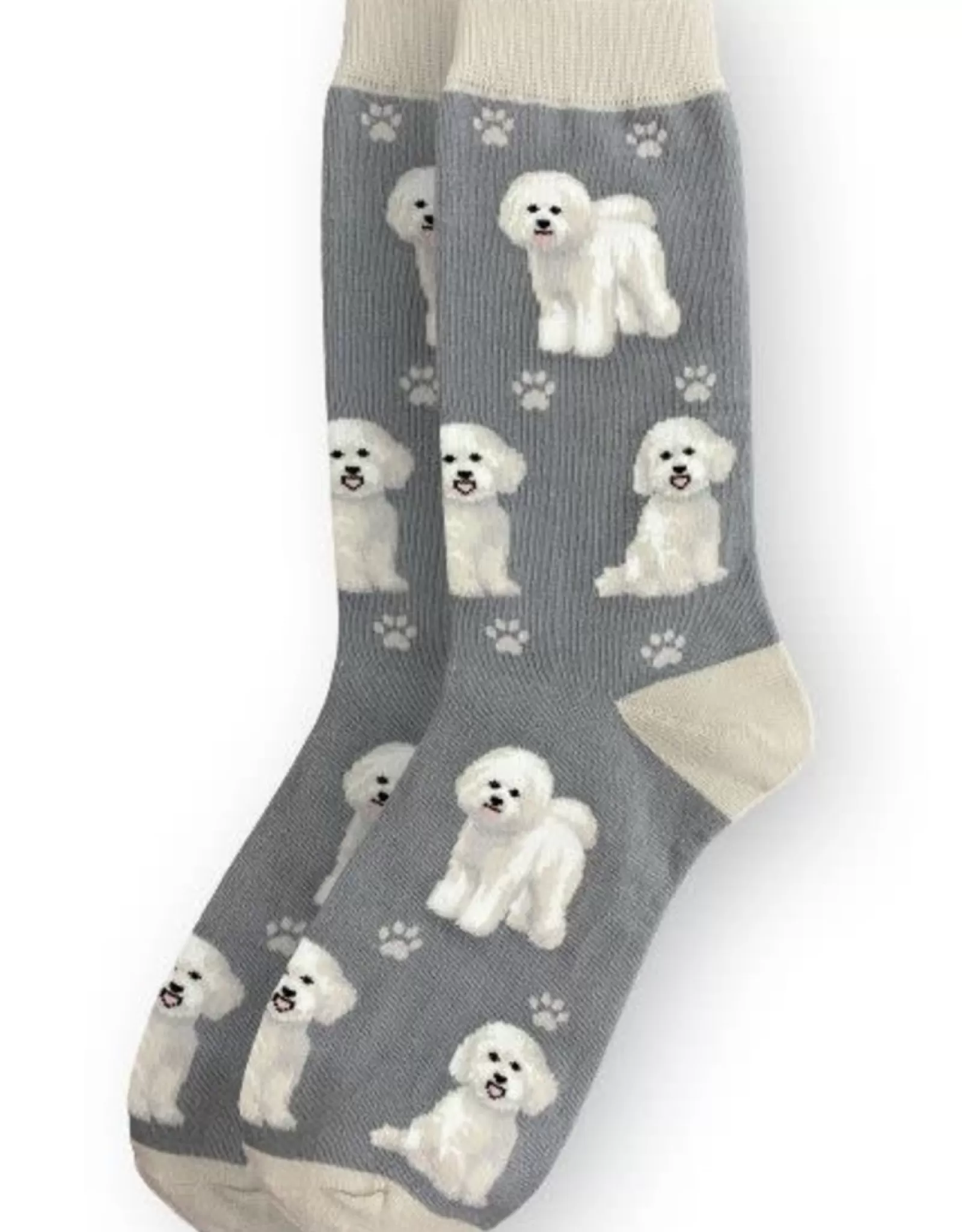 E&S Pets Socks>Full Body Bichon Frise Socks