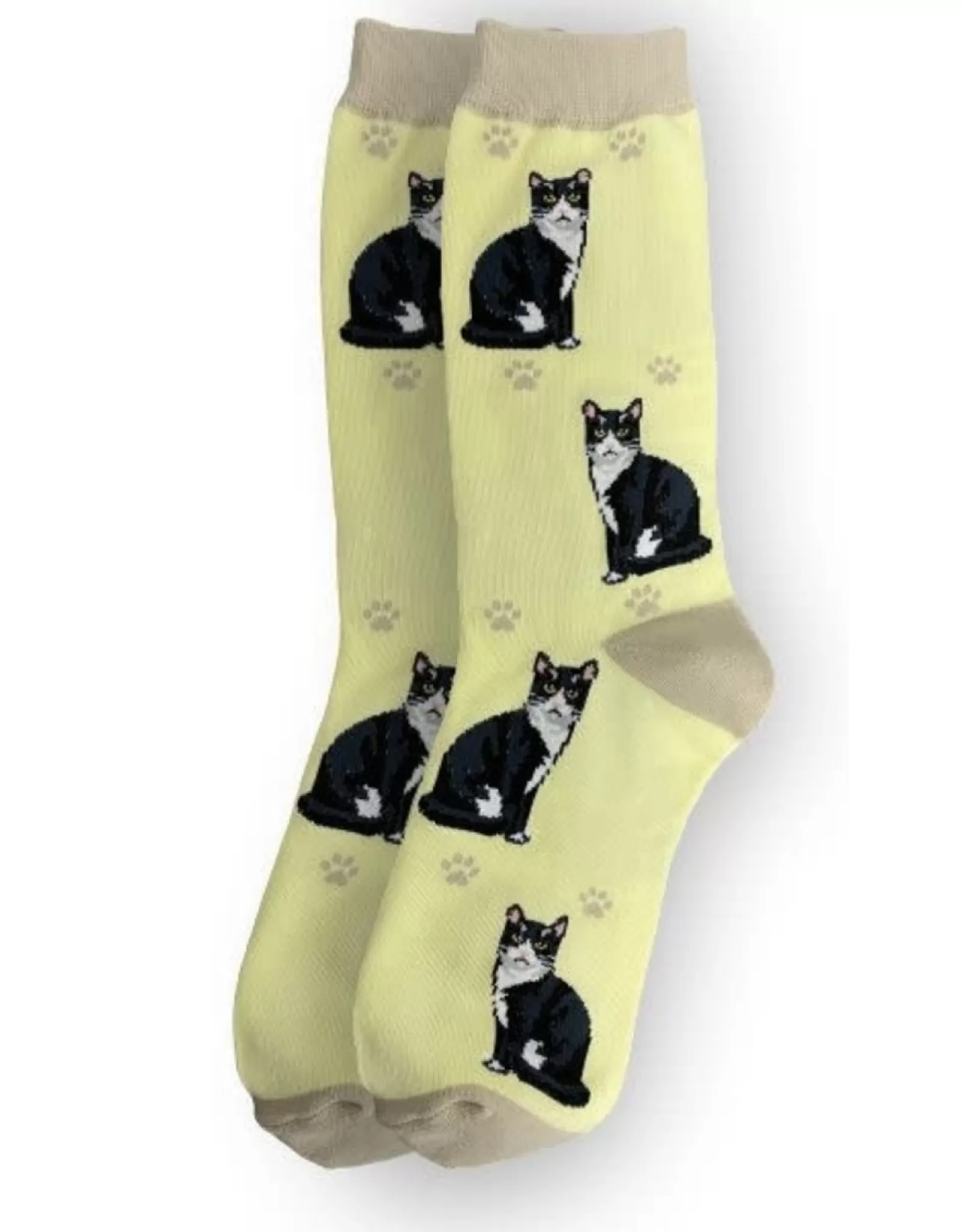 E&S Pets Socks>Full Body Black & White Cat Socks