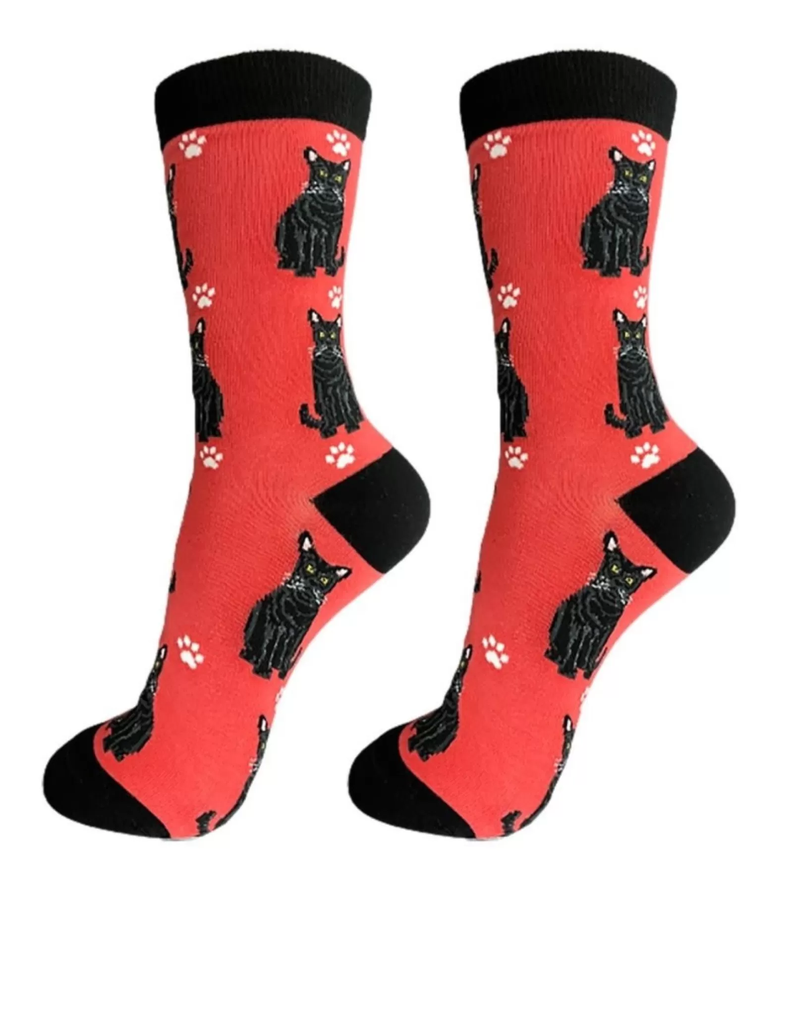 E&S Pets Socks>Full Body Black Cat Socks