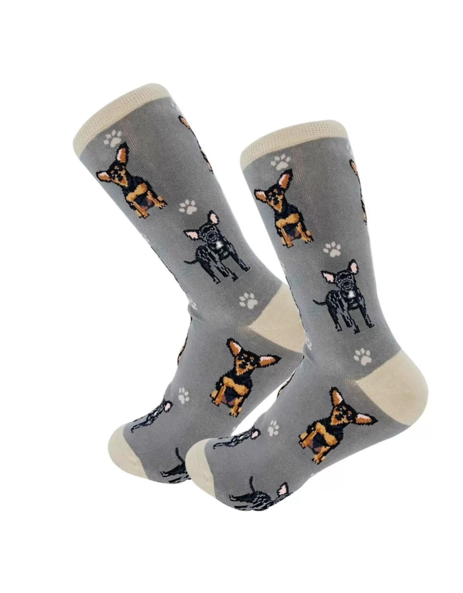 E&S Pets Socks>Full Body Black Chihuahua Socks