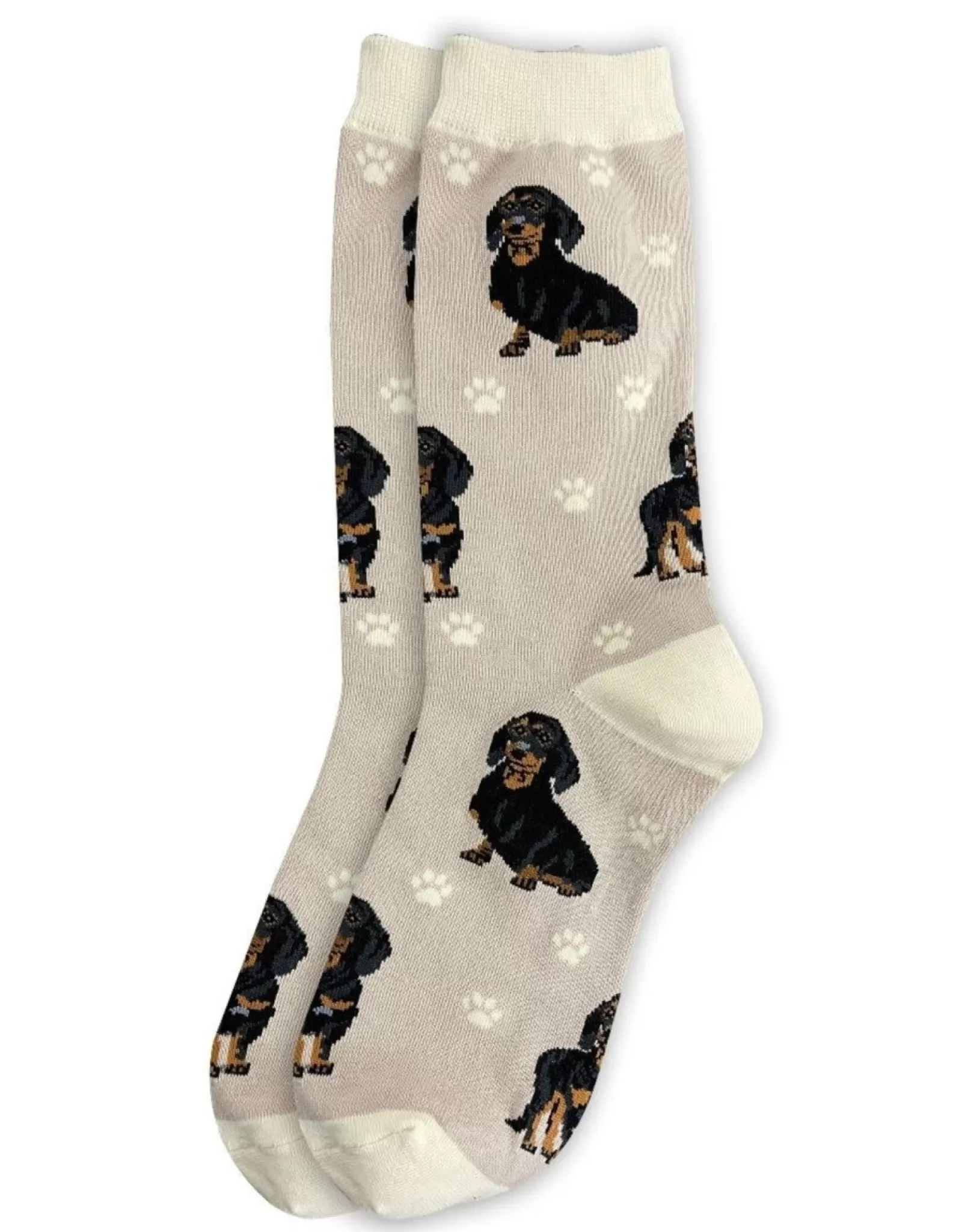 E&S Pets Socks>Full Body Black Dachshund Socks