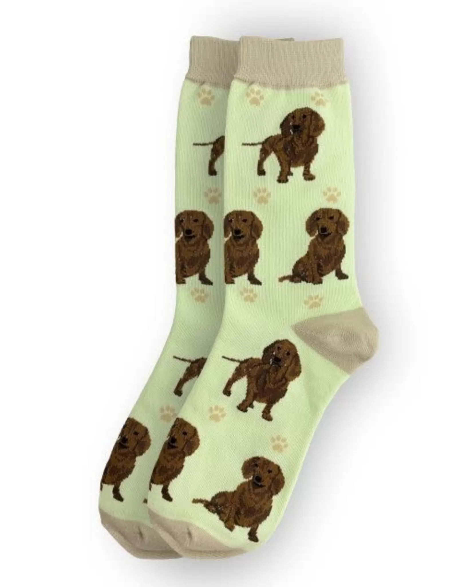 E&S Pets Socks>Full Body Red Dachshund Socks