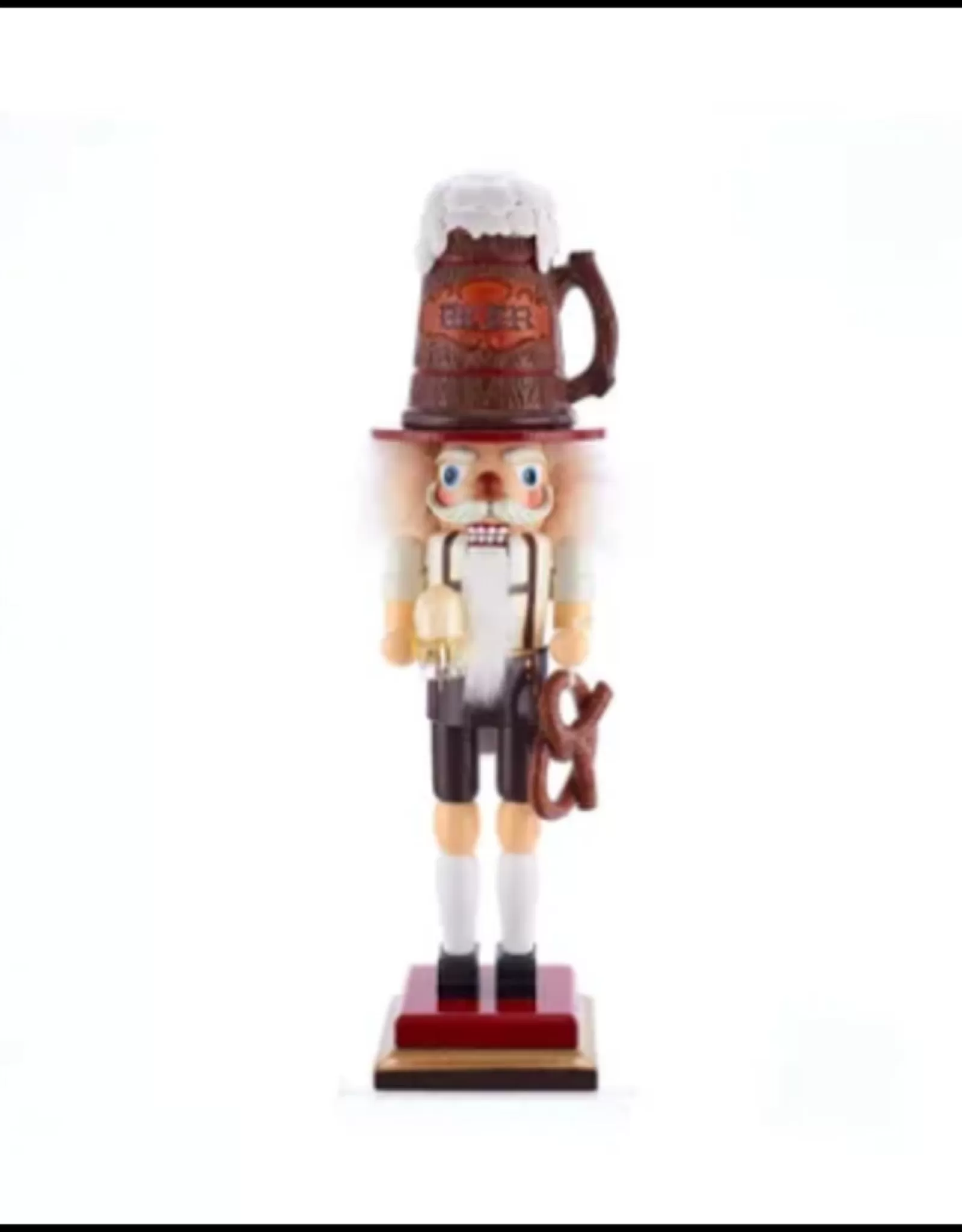 Kurt S. Adler Nutcrackers>German Beer & Pretzel Nutcracker