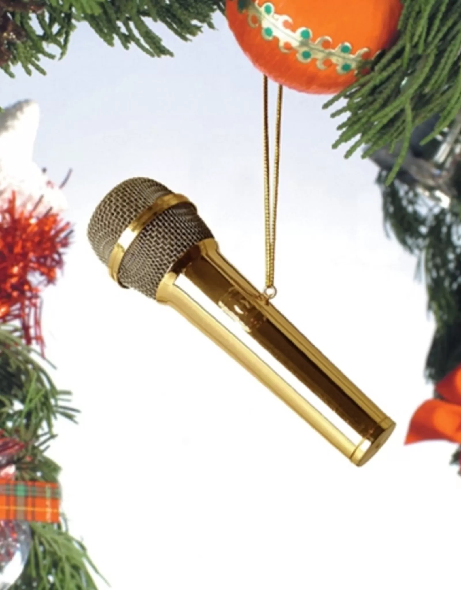 Broadway Gift Co Musical Instruments>Gold Brass Microphone