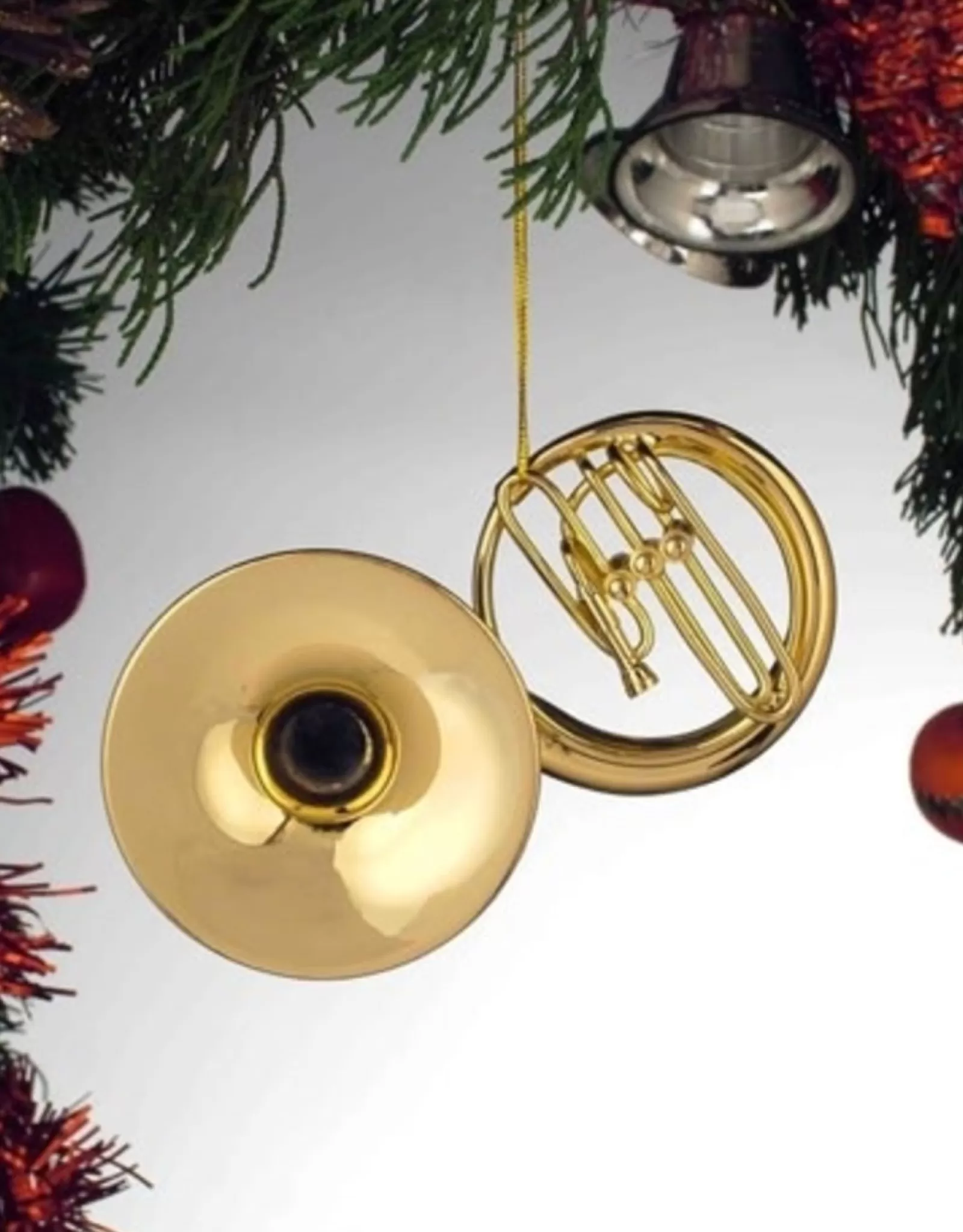 Broadway Gift Co Musical Instruments>Gold Brass Sousaphone Ornament