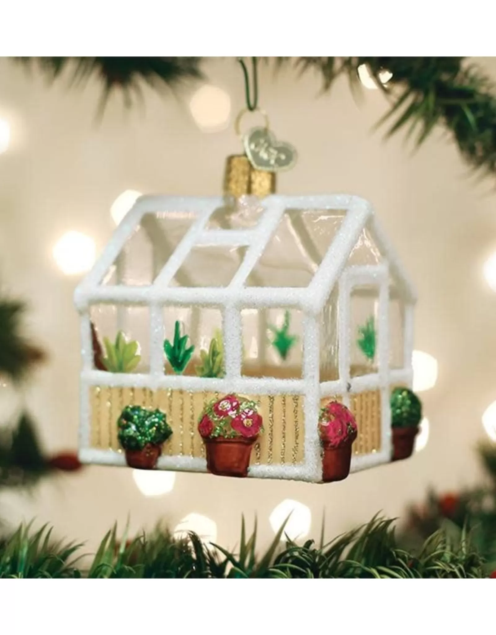 Old World Christmas Old World Christmas>Greenhouse Ornament