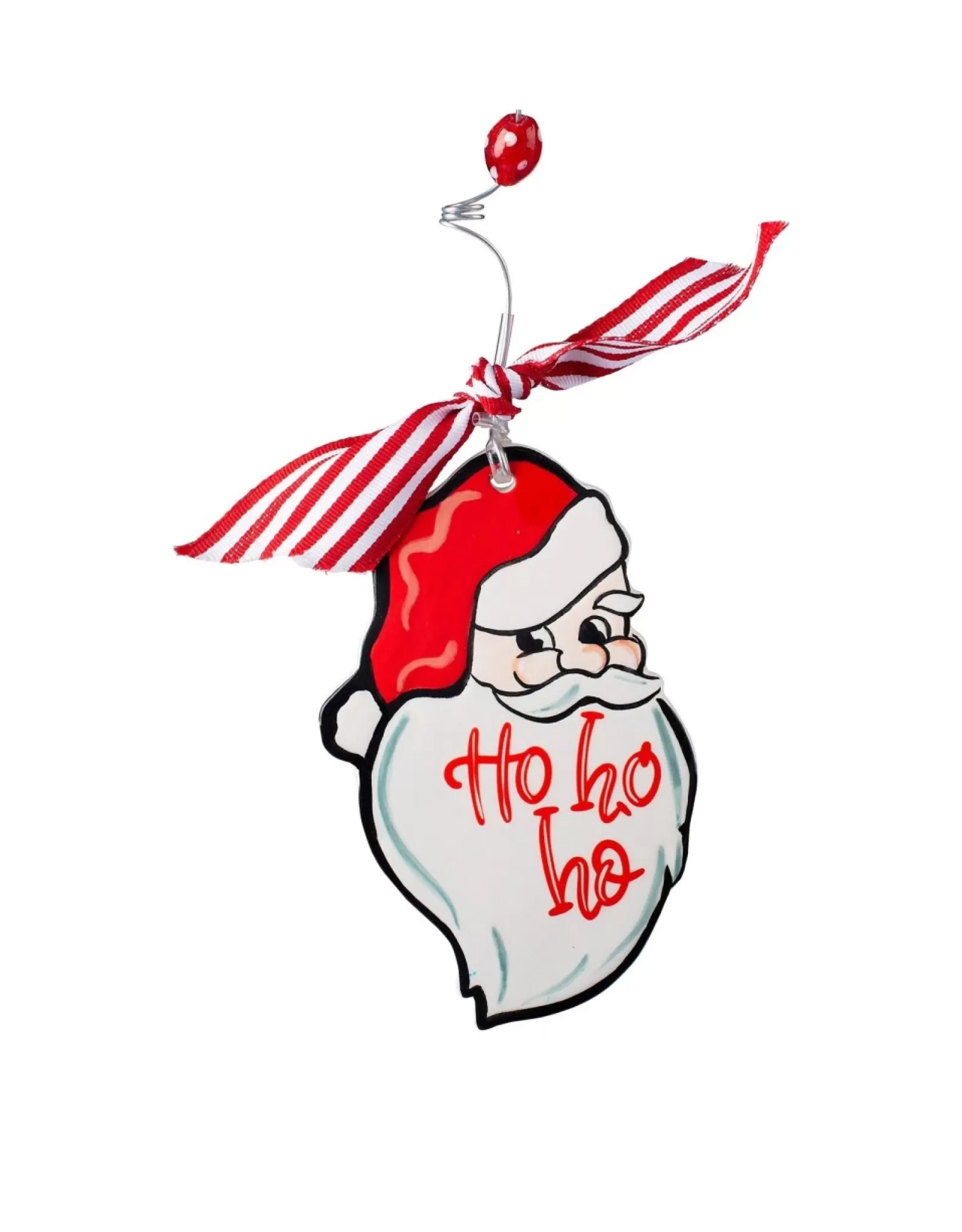 Glory Haus Personalizable>Hohoho Santa Flat Ornament