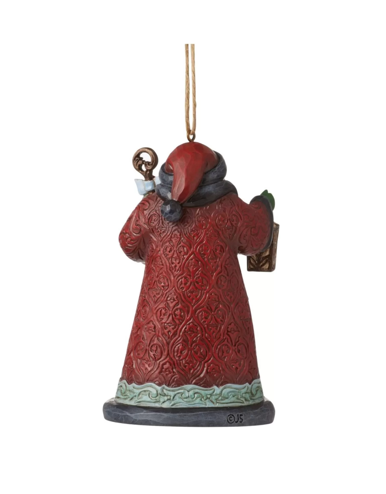 Jim Shore Jim Shore>Holiday Manor Santa With Cane Ornament