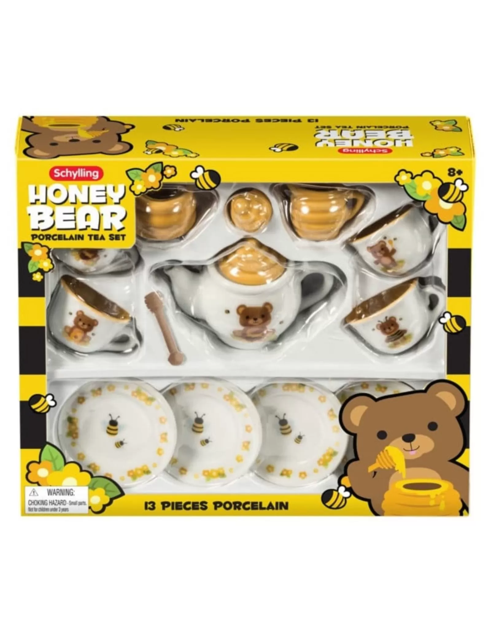 SCH Toys>Honey Bear Porcelain Tea Set