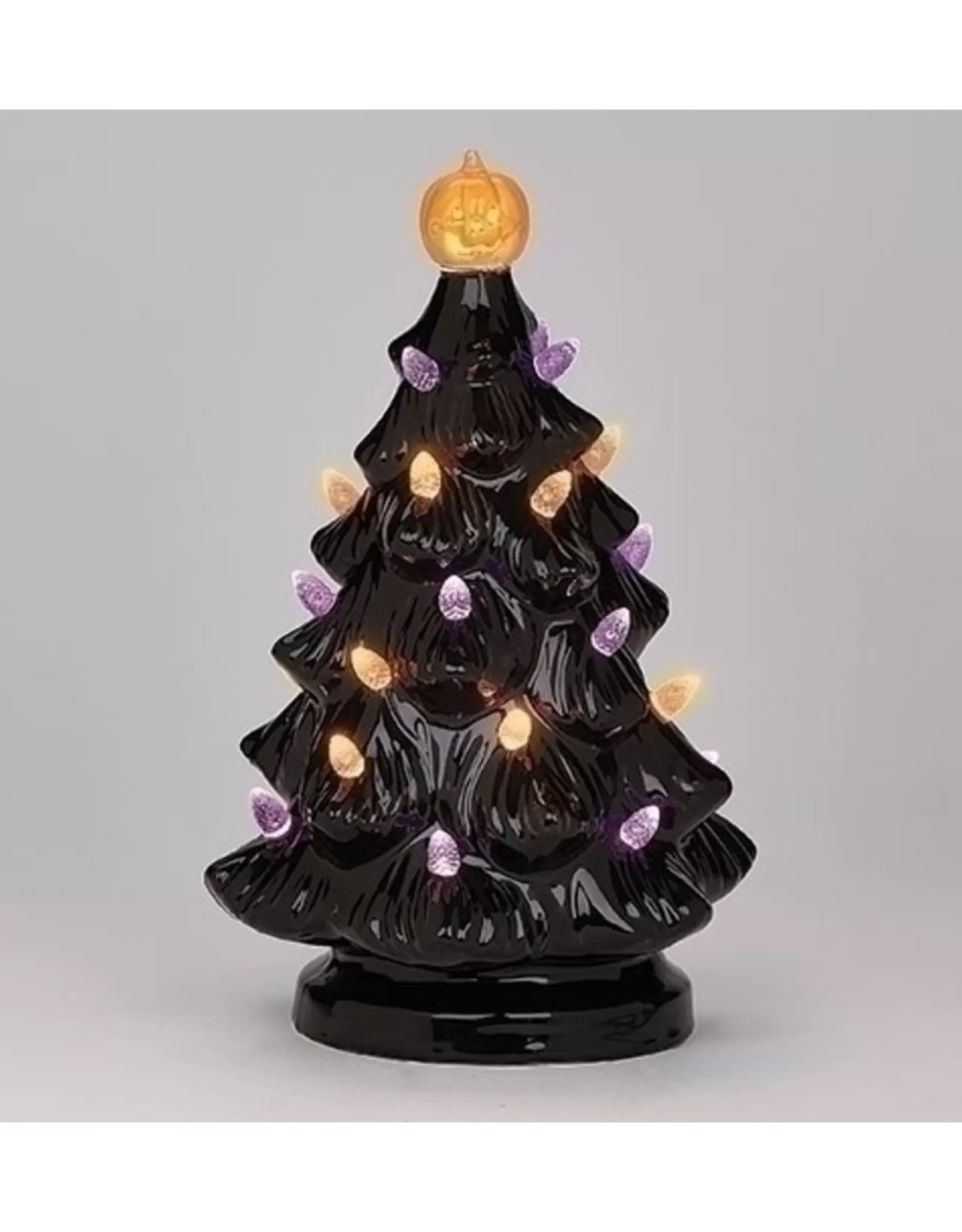 Roman Halloween>Led Halloween Black Ceramic Tree