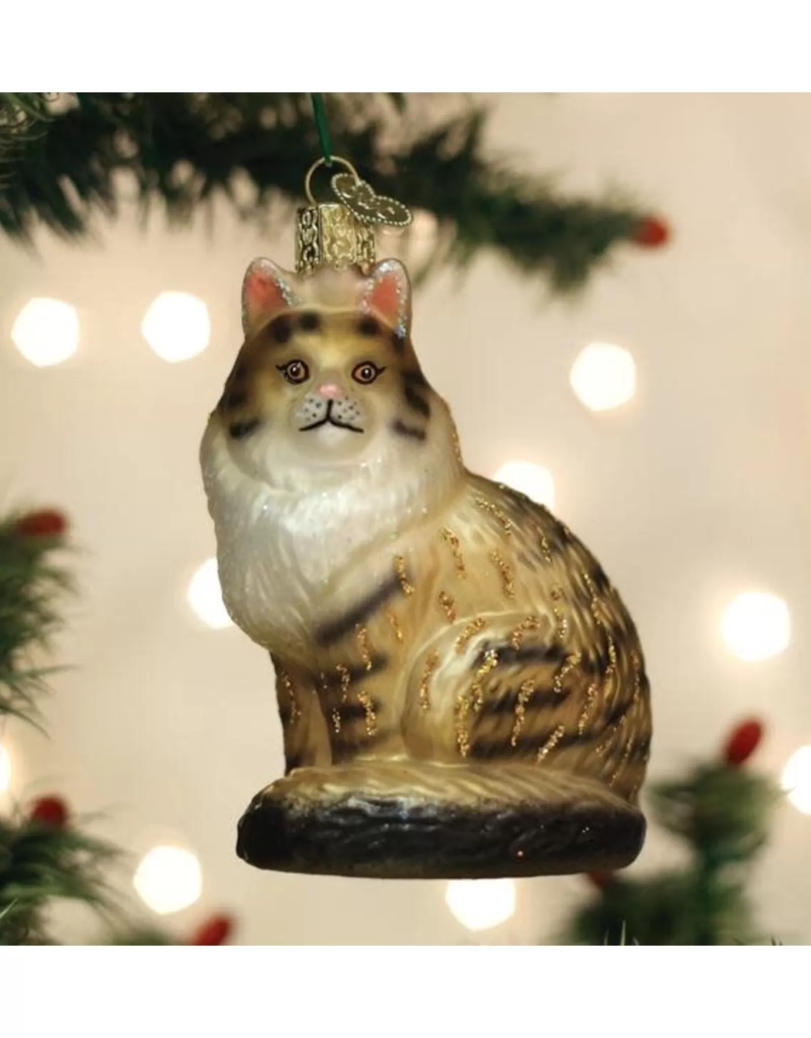 Old World Christmas Old World Christmas>Maine Coon Cat Ornament