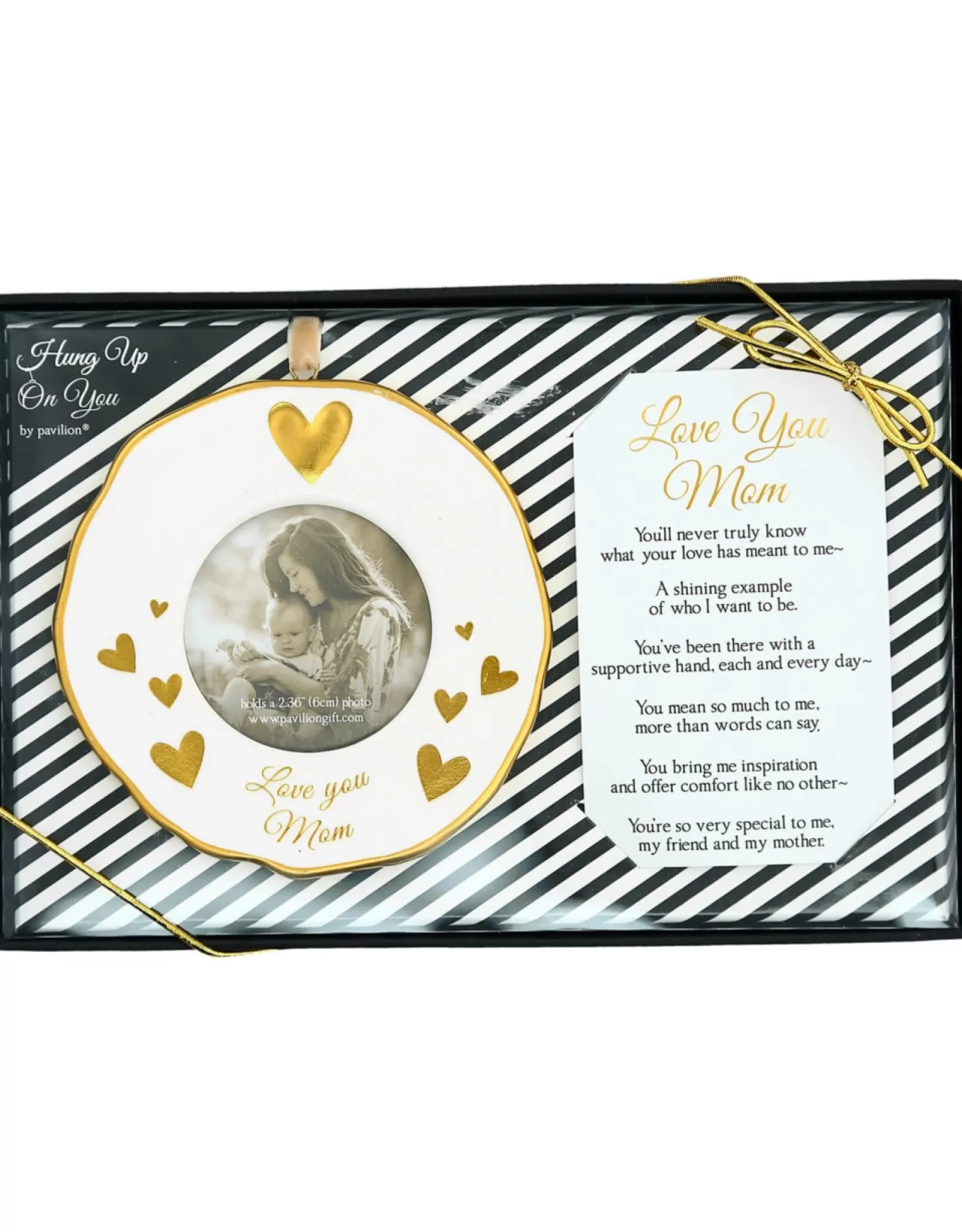 PGC Personalizable>Mom Photo Frame Ornament 4"