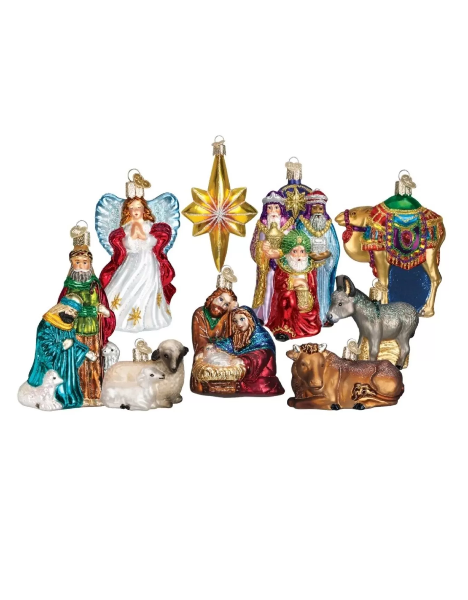 Old World Christmas Nativities>Nativity Ornaments Collection