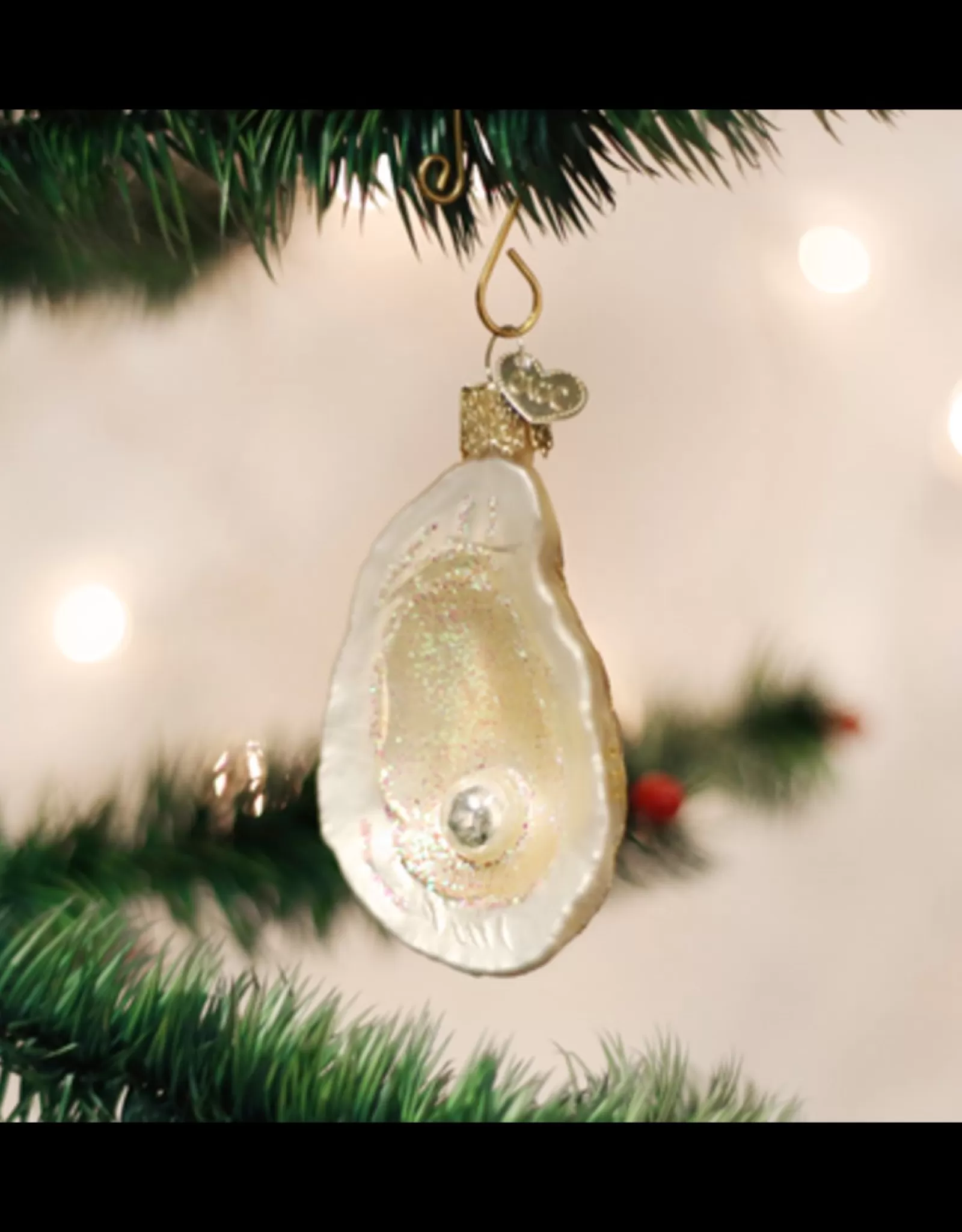 Old World Christmas Old World Christmas>Oyster With Pearl Ornament