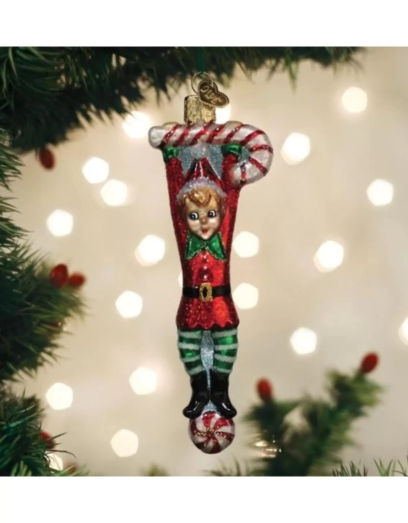 Old World Christmas Old World Christmas>Playful Elf Ornament