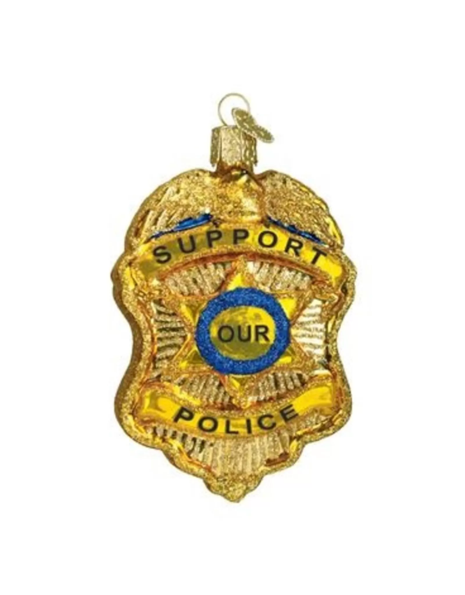 Old World Christmas Old World Christmas>Police Badge Ornament