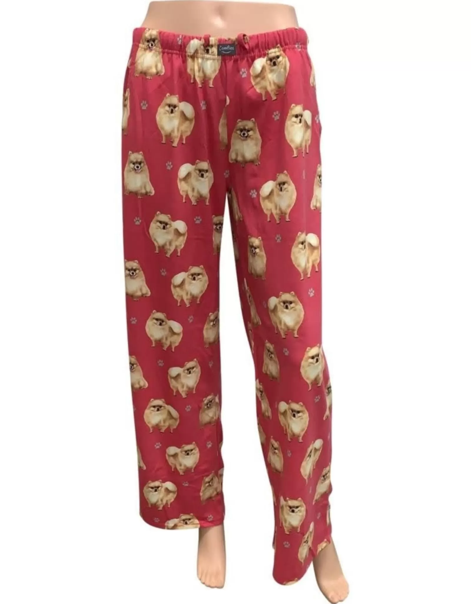 E&S Pets Pajama Bottoms>Pomeranian Pajama Bottoms