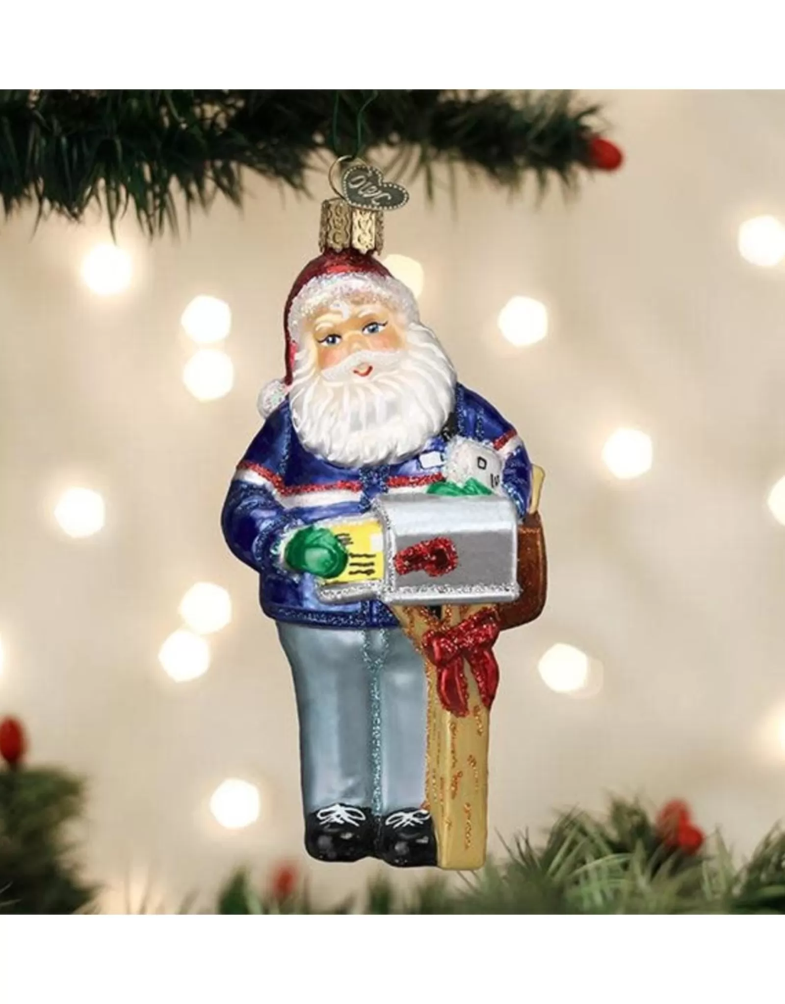 Old World Christmas Old World Christmas>Postman Santa Ornament