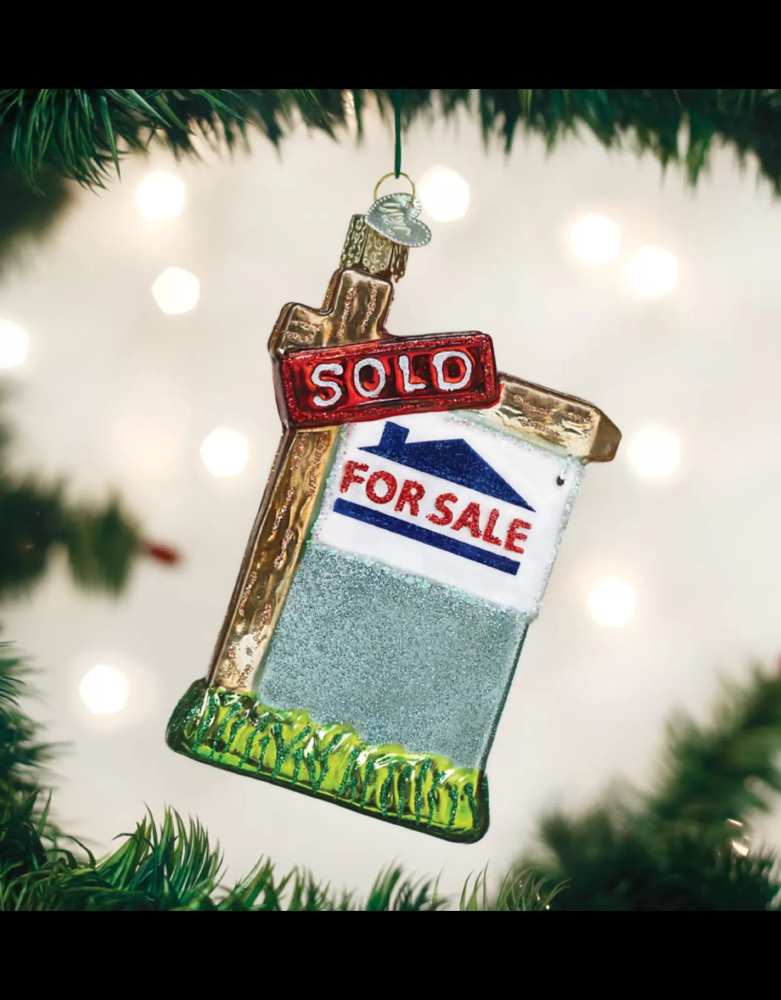 Old World Christmas Old World Christmas>Realty Sign Ornament