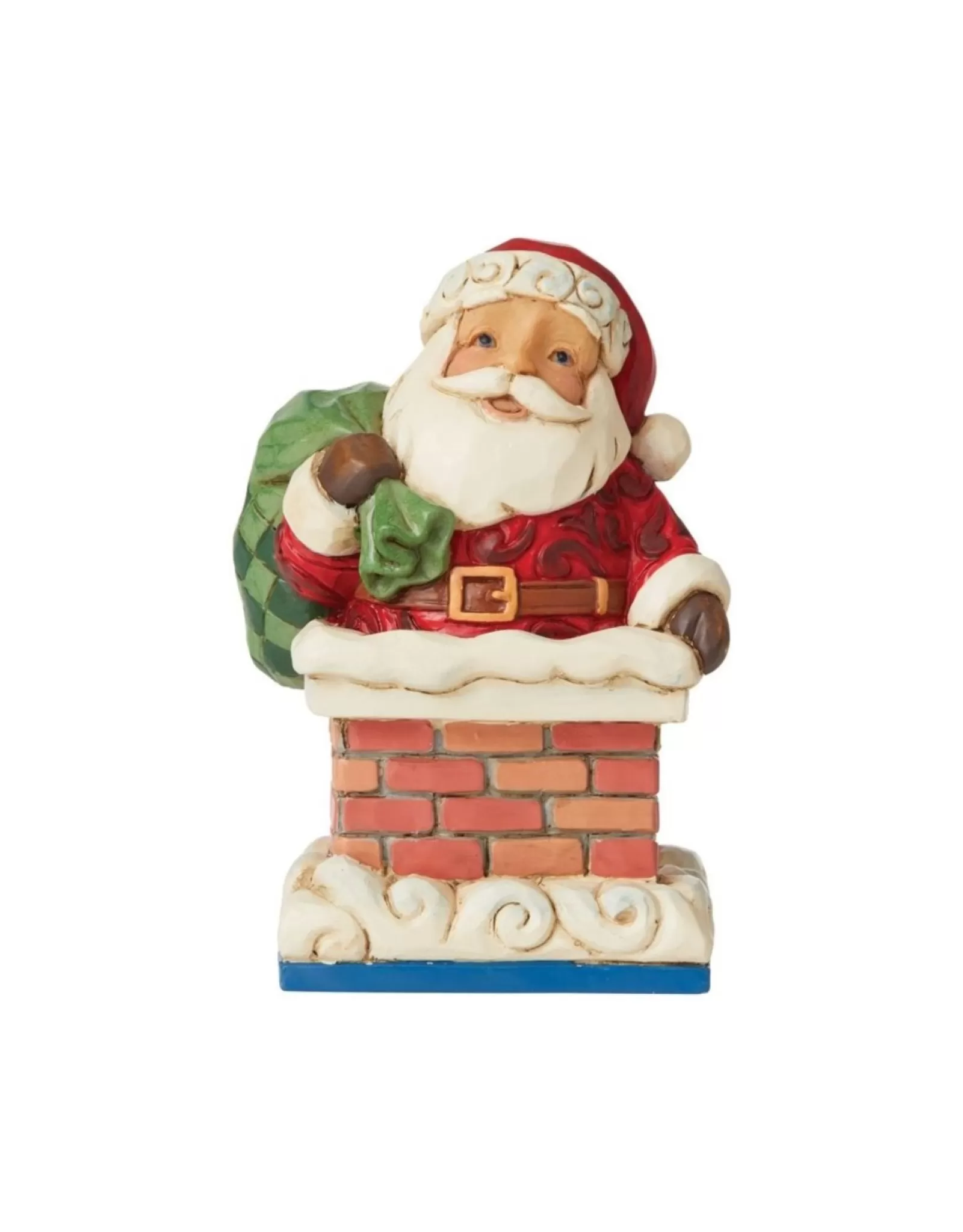 Jim Shore Santa Figures>Santa In Chimney