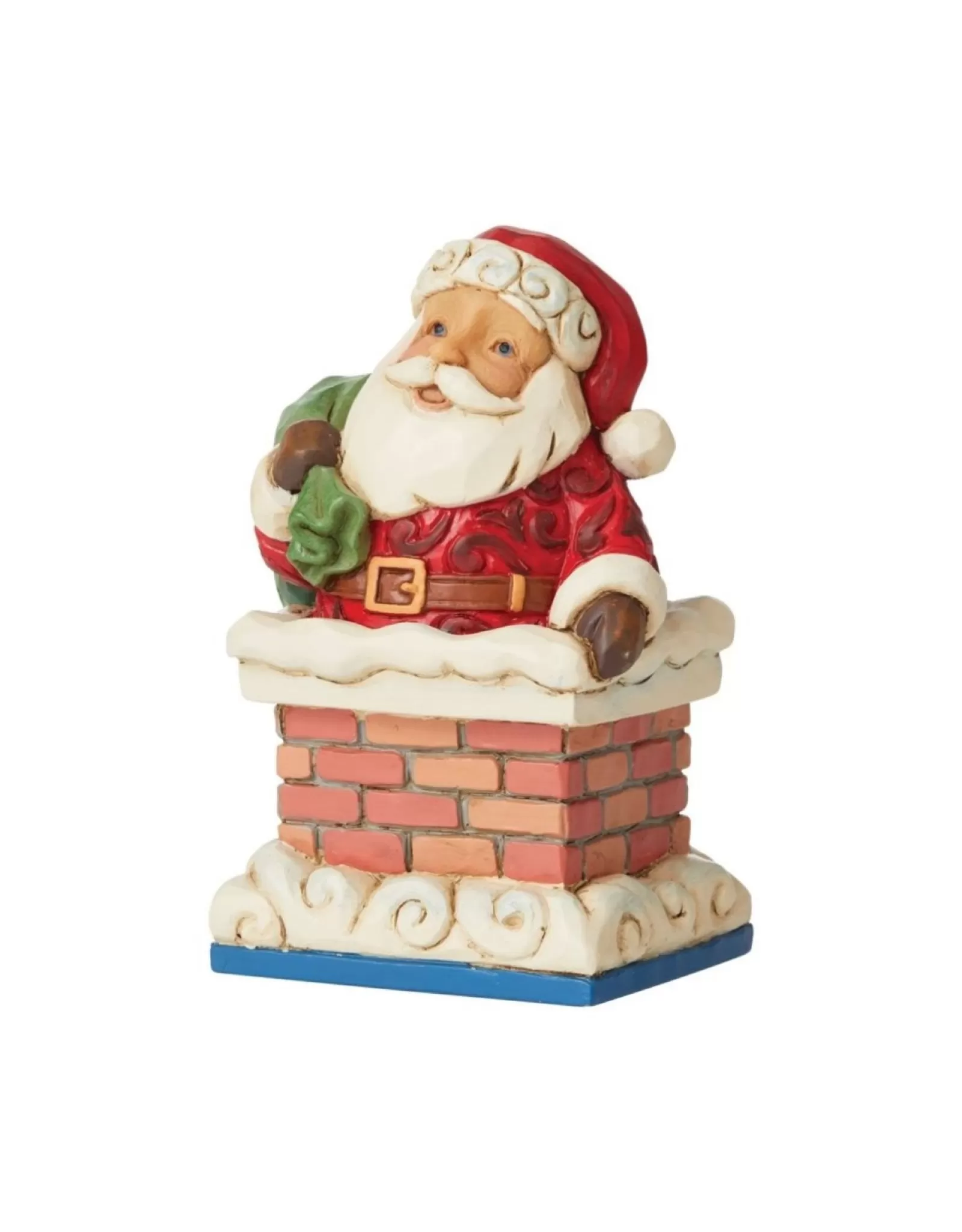 Jim Shore Santa Figures>Santa In Chimney