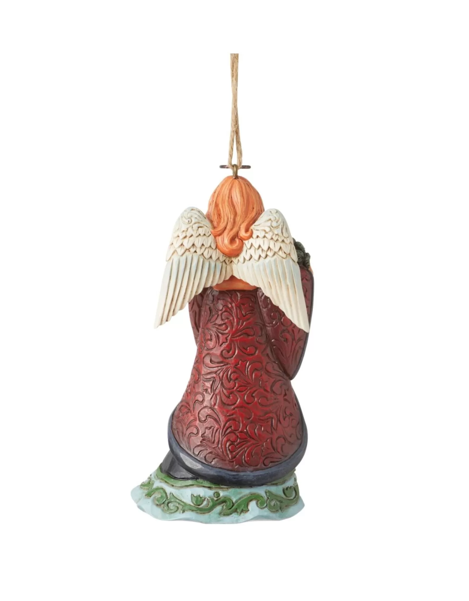 Jim Shore Angel Figures>Season Of Splendor Angel Ornament