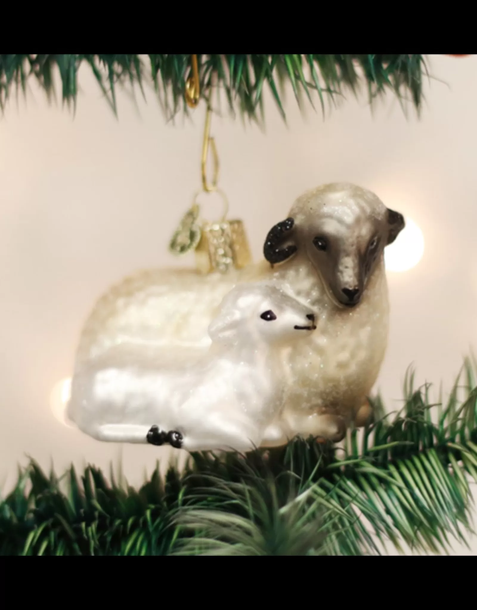 Old World Christmas Old World Christmas>Sheep With Lamb Ornament