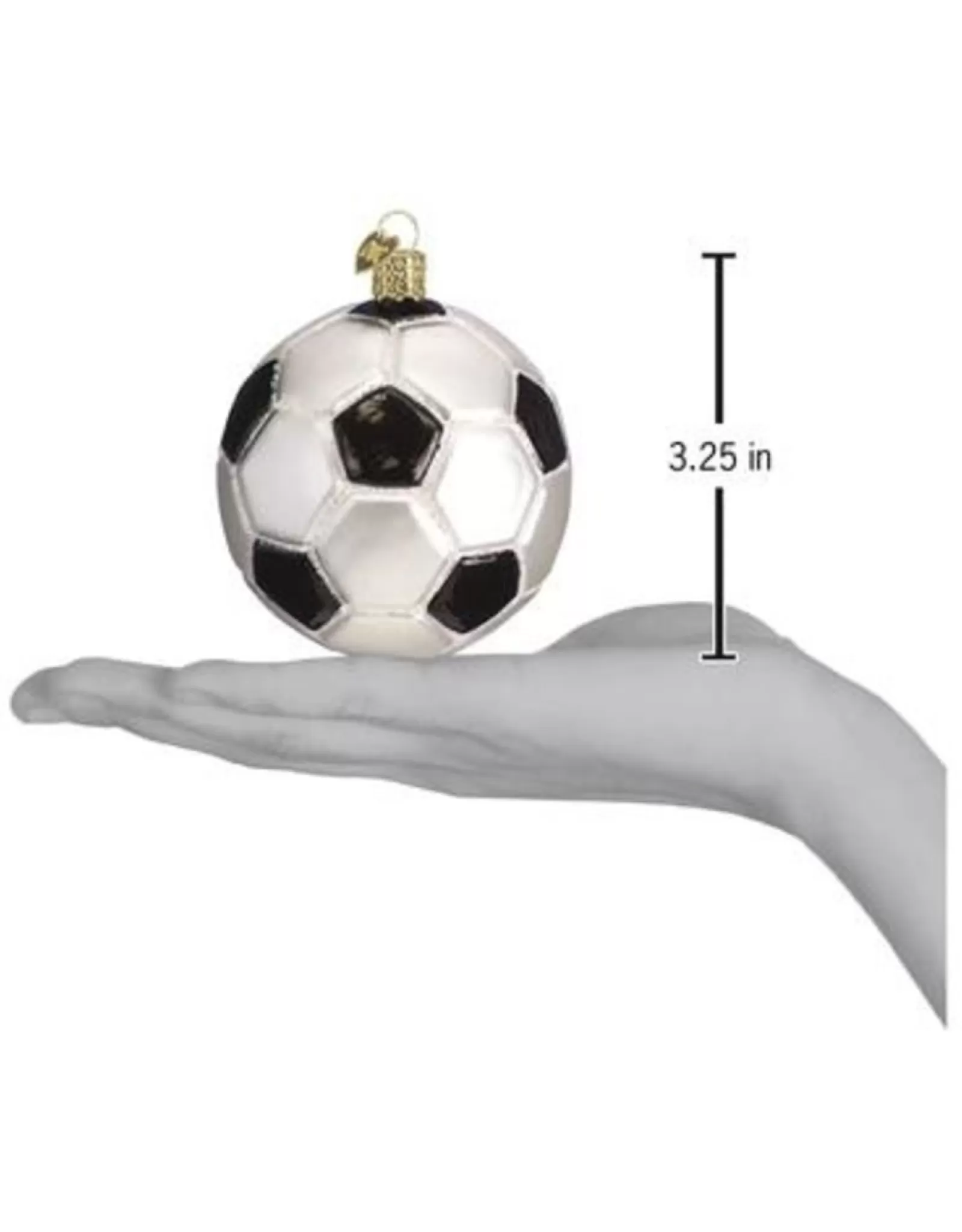 Old World Christmas Old World Christmas>Soccer Ball Ornament