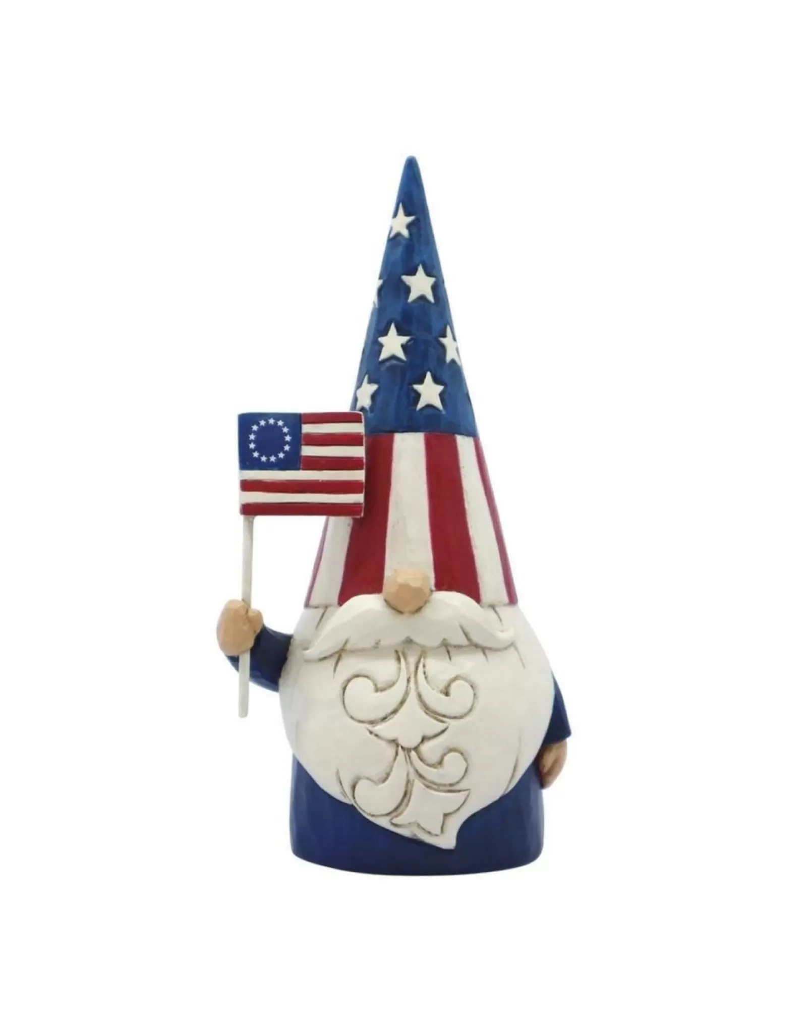 Jim Shore Fourth Of July>Star Spangled Gnome